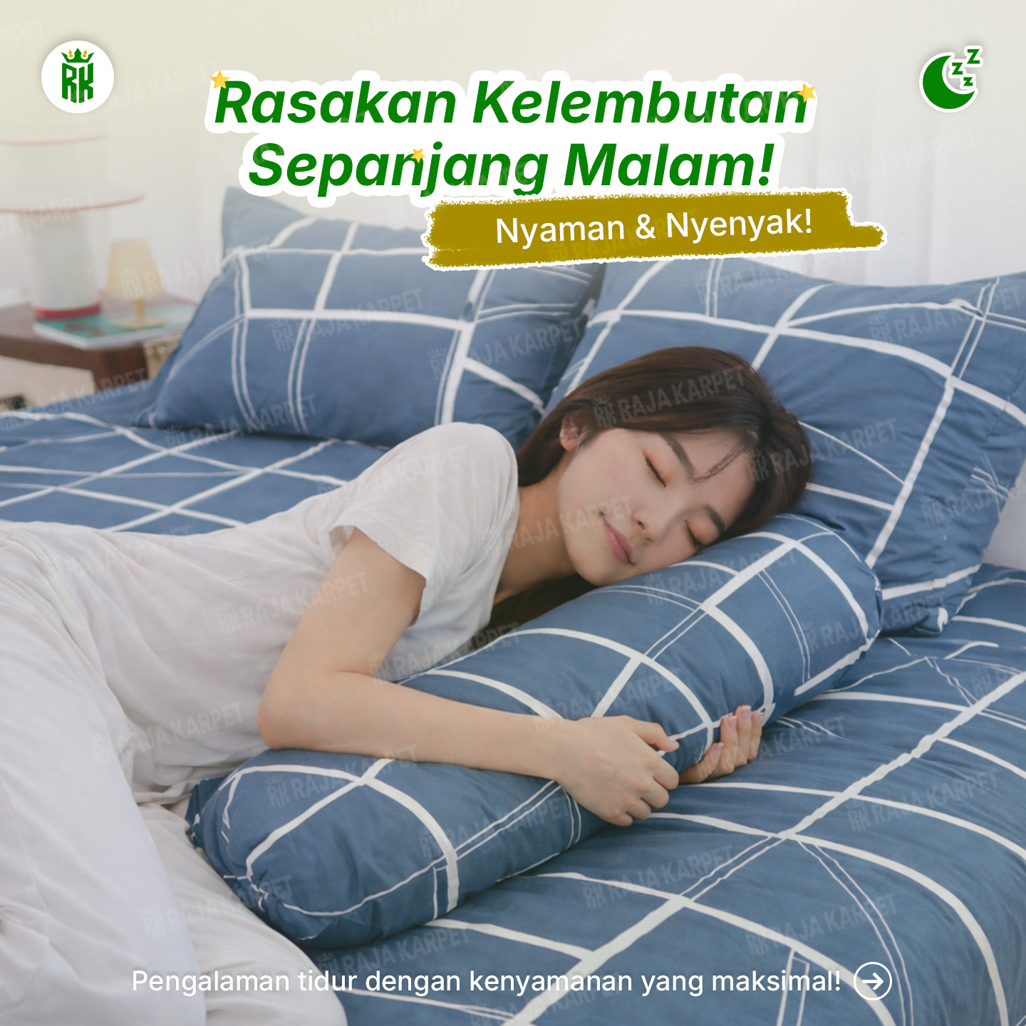 Jual RAJA KARPET - Sprei Set Sarung Bantal Guling Aneka Motif Ukuran ...