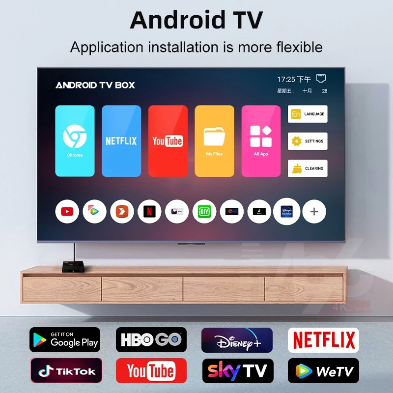 Jual Tripsky X9mini Android Tv Box 4K Stb Android Tv Box Android 14 Ram ...