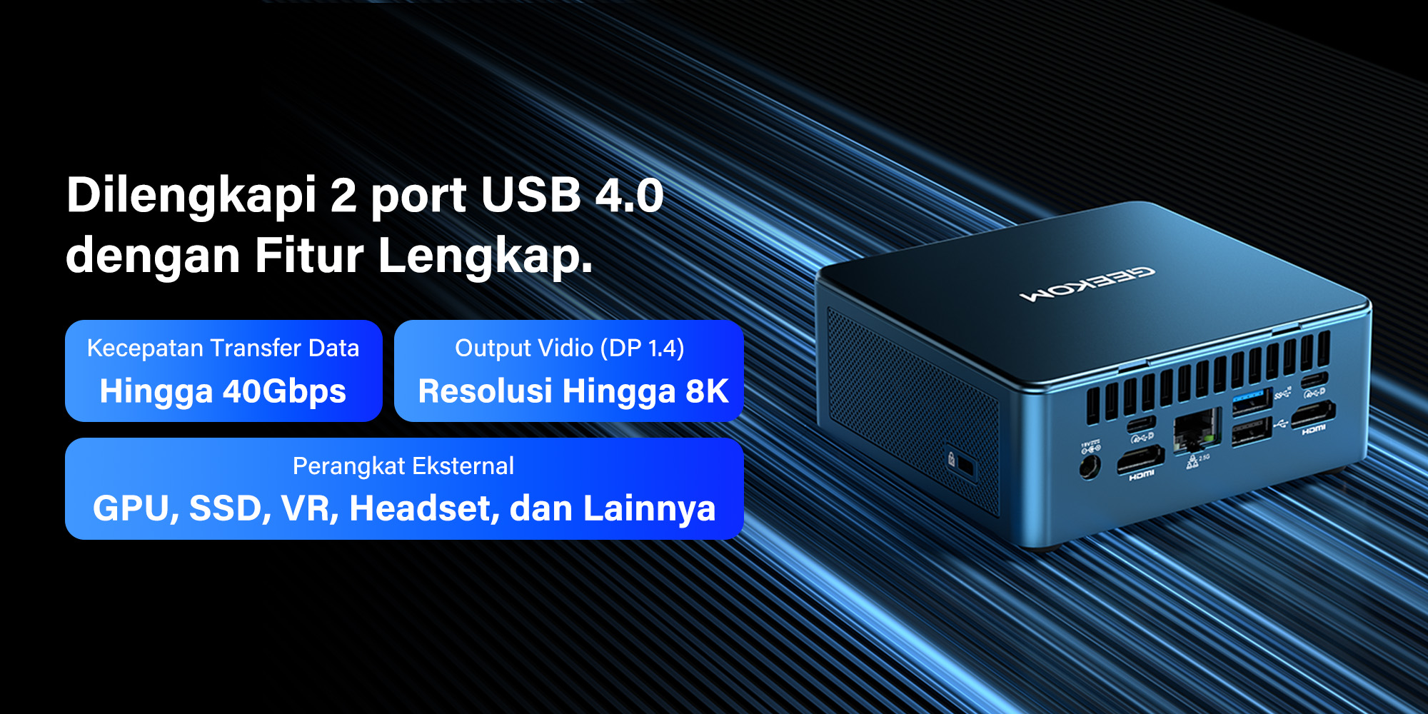 Jual Geekom Mini PC IT12 Intel i7 1280P RAM 32GB DDR4 1TB SSD Windows ...
