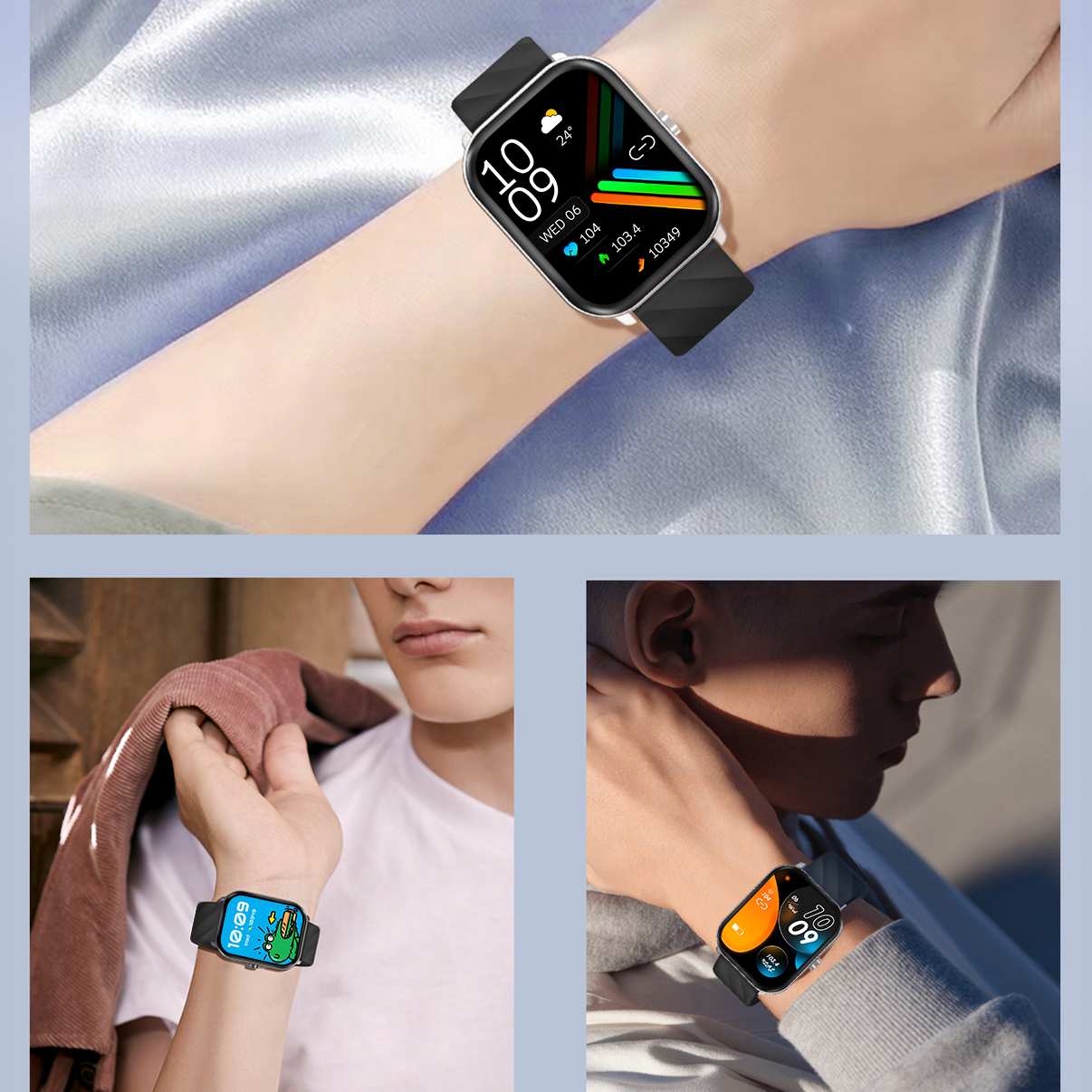 Jual GOOJODOQ GS01 2.01-inch I67 Smart Watch Waterproof Bluetooth Call ...
