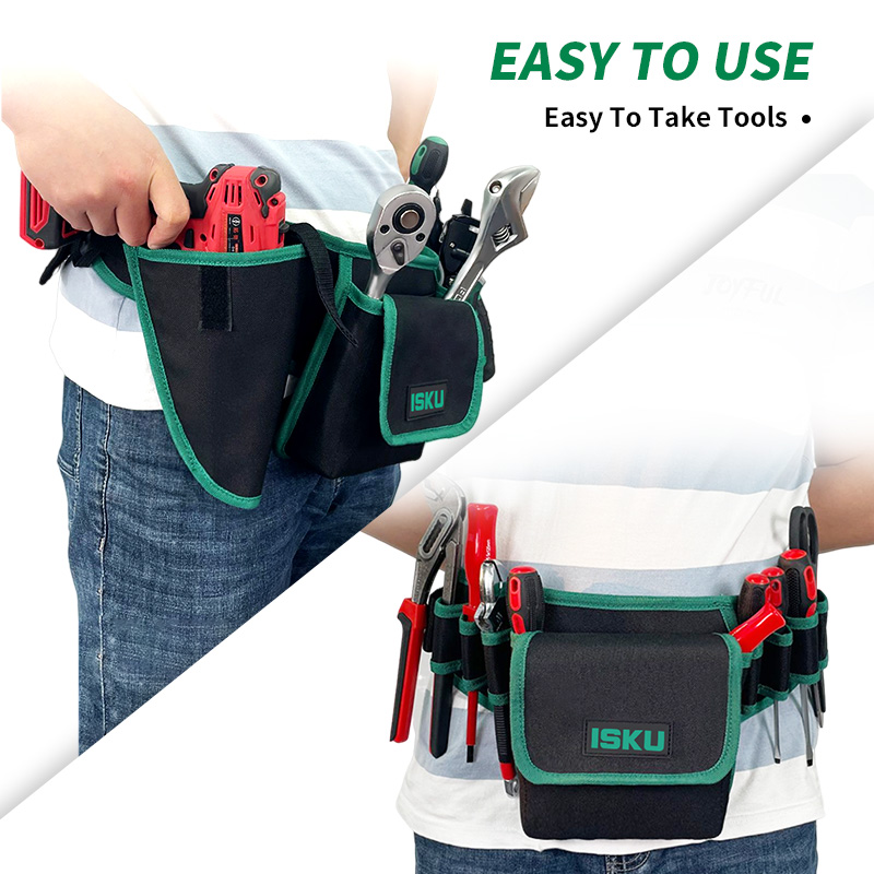 Jual ISKU Tas Pinggang Perkakas Sabuk Tukang Bangunan Listrik AC Waist ...