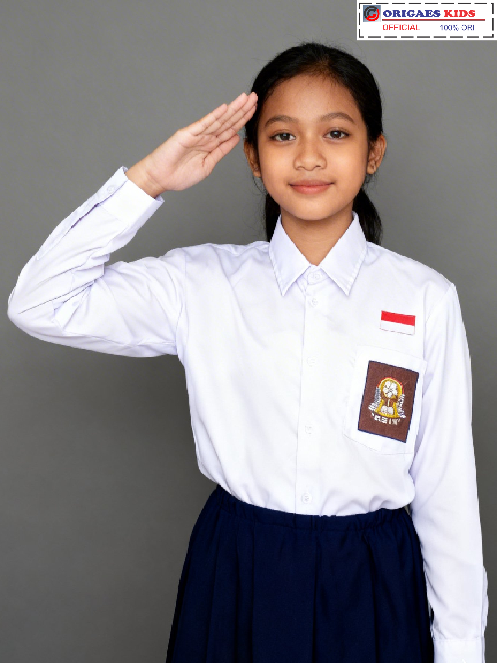 Jual ORIGAES KIDS - Seragam sekolah SMA putih laki dan perempuan ...