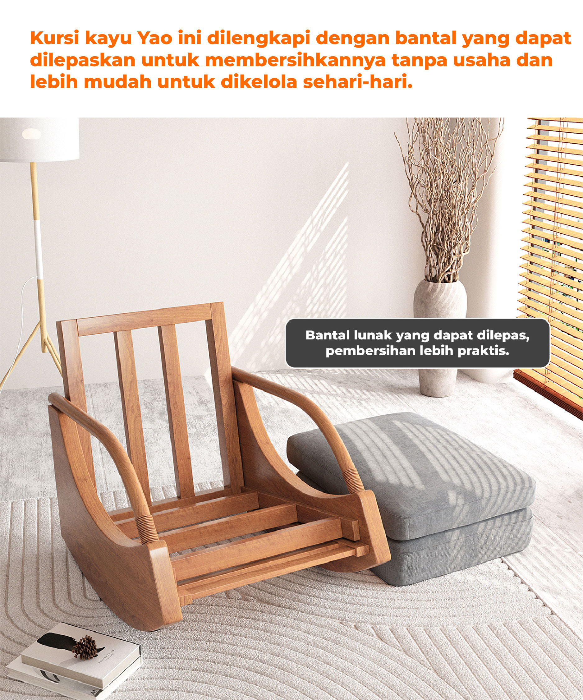 Jual Homedoki Kursi Goyang/Kursi Goyang Bayi/Kursi Goyang Santai/Kursi ...