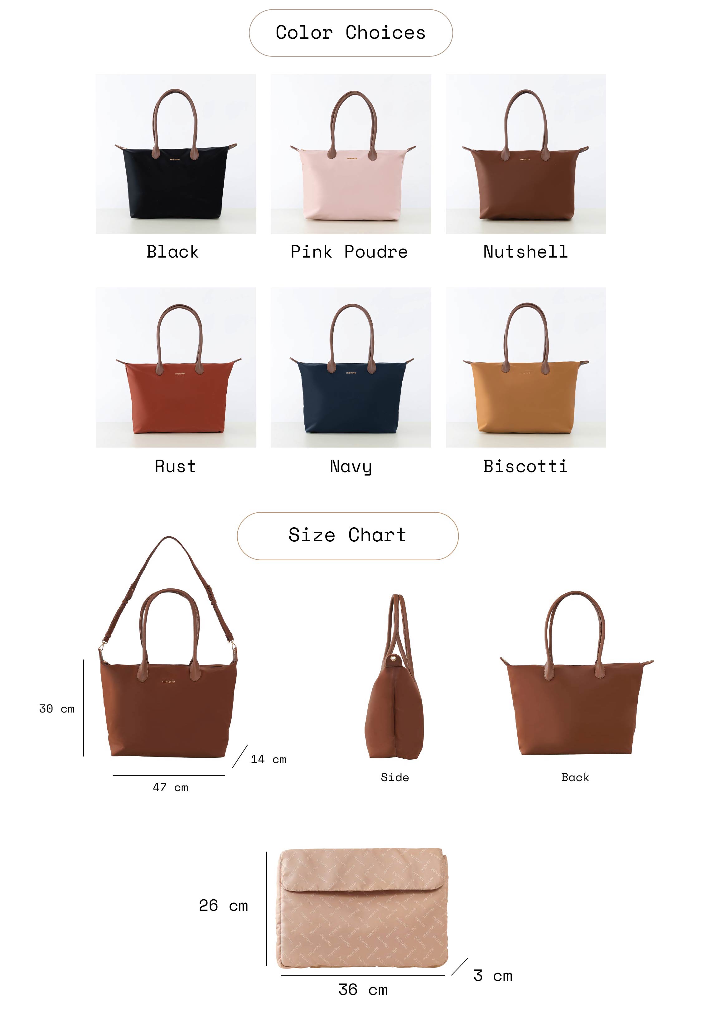 Jual Merche Tas Bahu Wanita Alice Large Brown Label | Shopee Indonesia