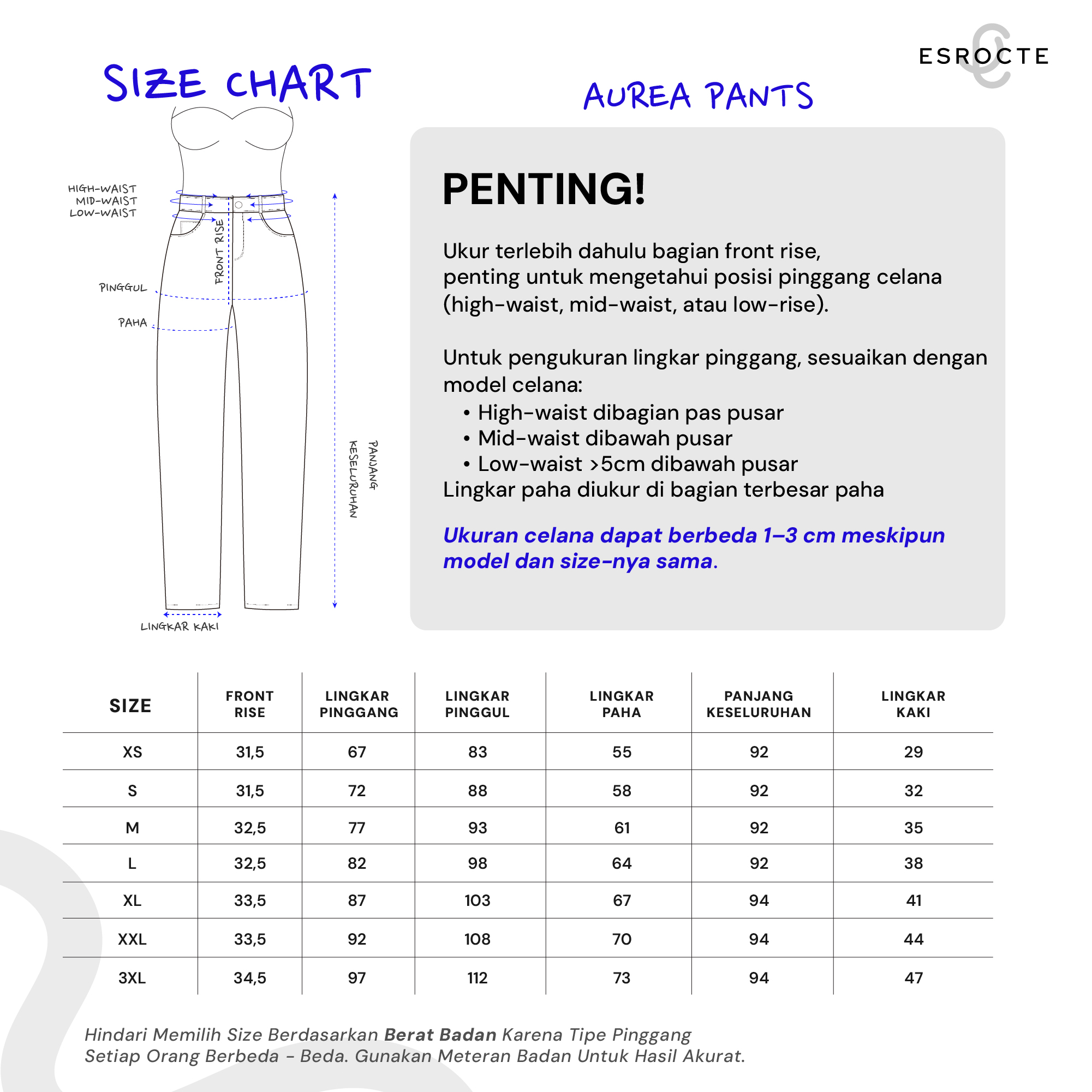Jual ESROCTE Aurea Pants | Celana Mom Jeans High-Waist Wanita –001– 26 ...