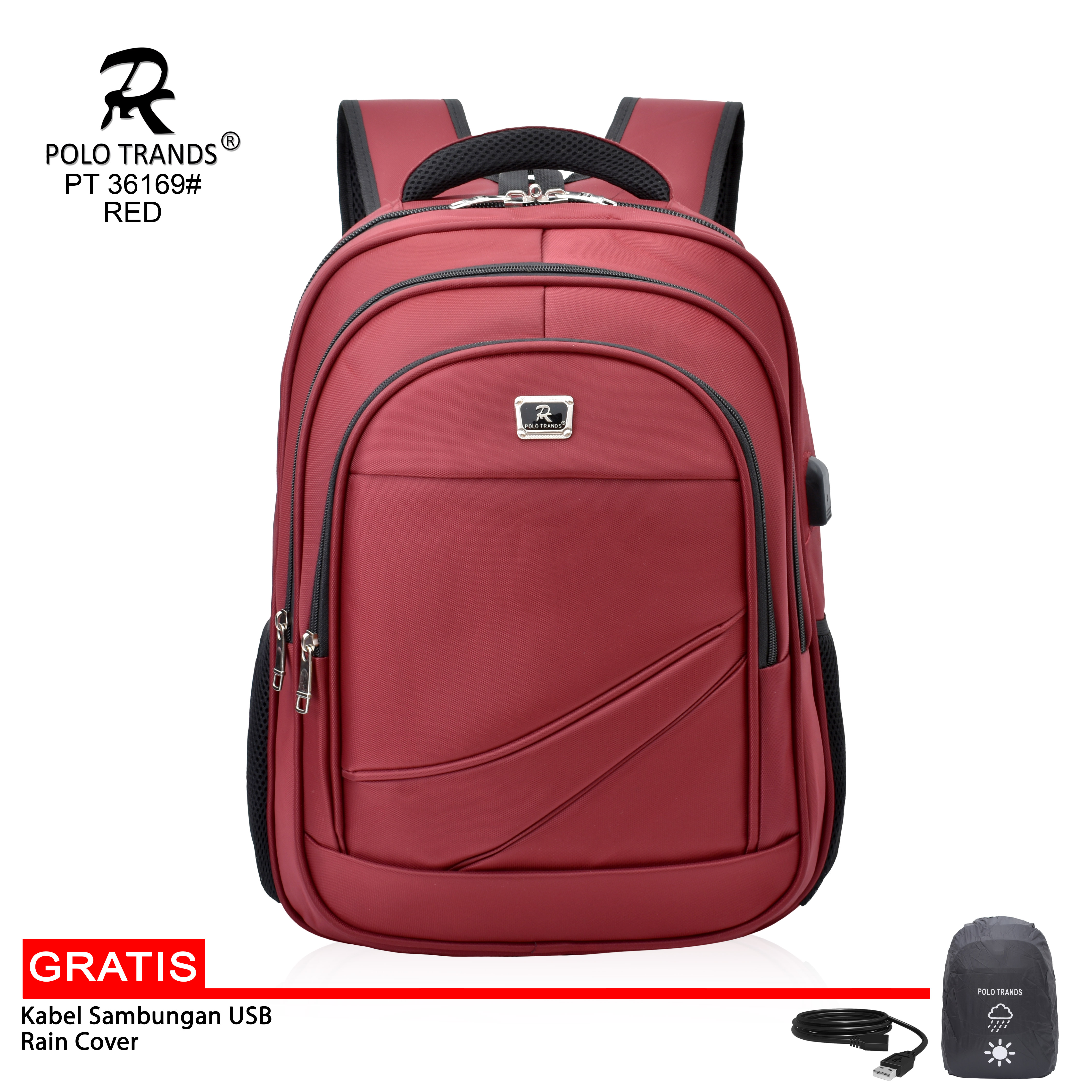 Jual Polo Trands Tas Ransel laptop Backpack Pria 36169 & 36170 ...