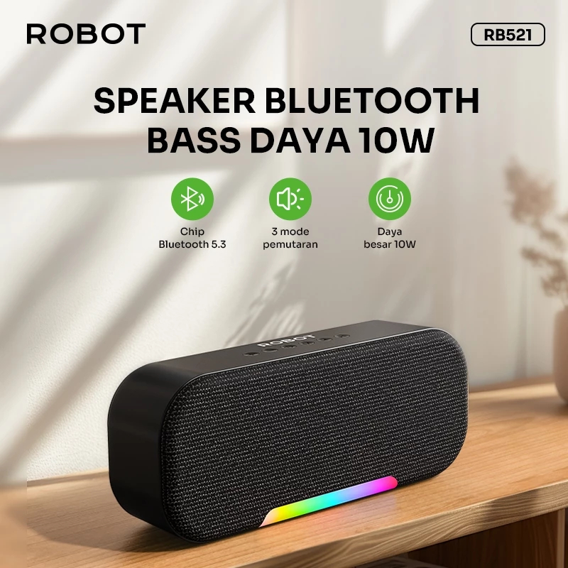 Jual ROBOT Speaker Bluetooth 5.3 Super Bass Kuat Jernih Spiker Wireless ...