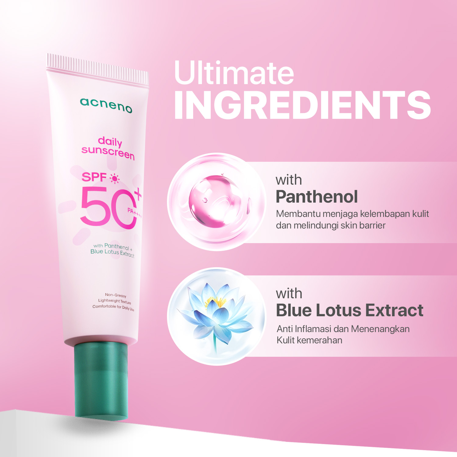 Jual [NEW SUNSCREEN] Acneno Daily Sunscreen isi 10ml & 30ml | Daily ...