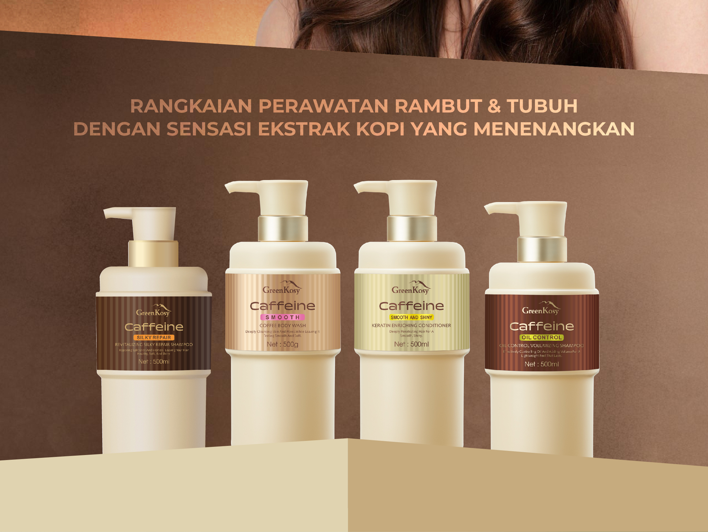 Jual GREENKOSY Oil Control Volumizing Shampoo - Mengontrol Minyak ...