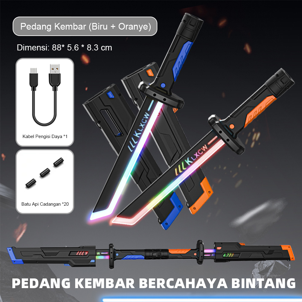 Jual Tatajoy Mainan Pedang Anak Mainan Pedang Api Starlight Sword ...