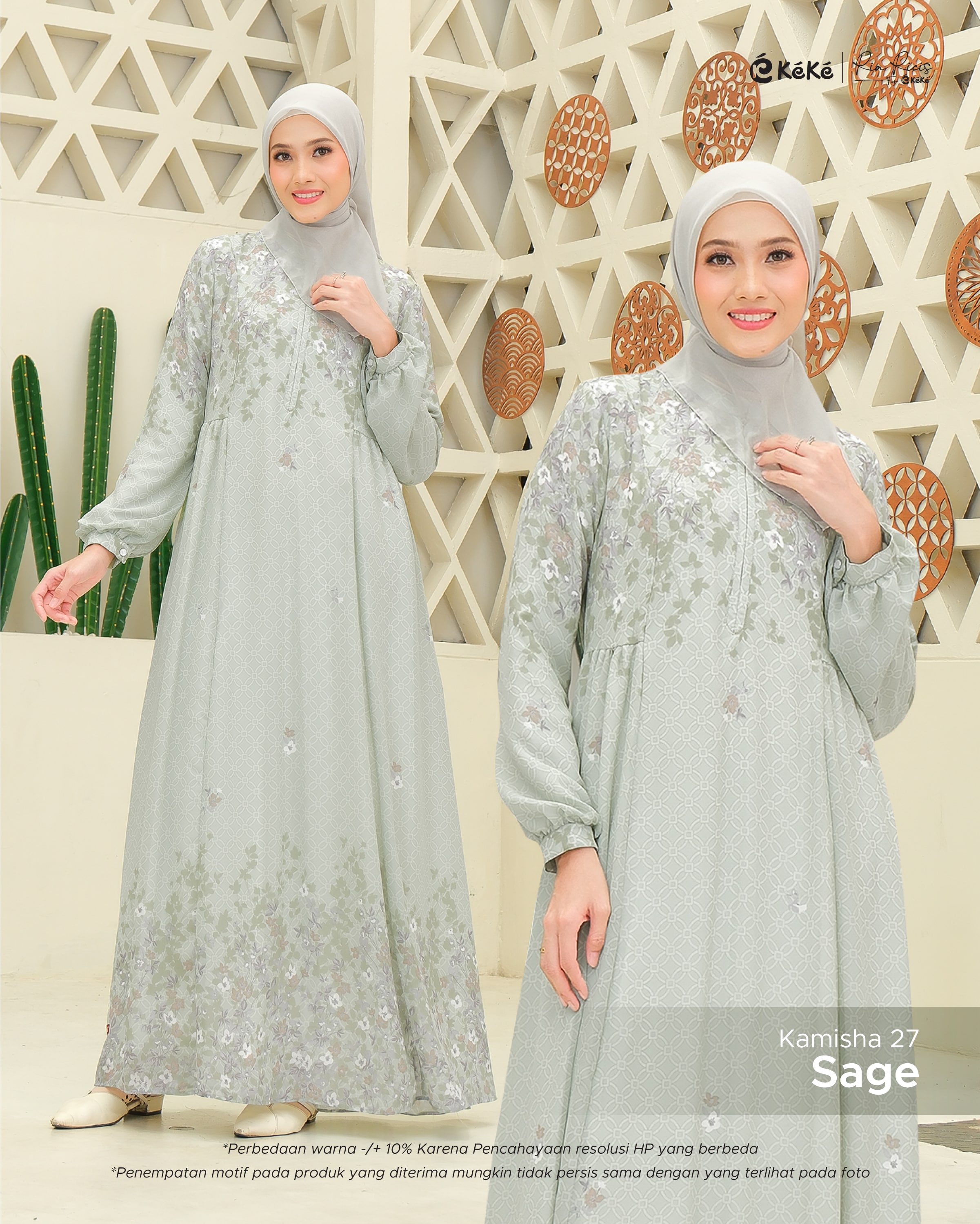 Jual Ria Ricis Baju Gamis Umroh Dress Long Muslimah Abaya Busana Muslim ...