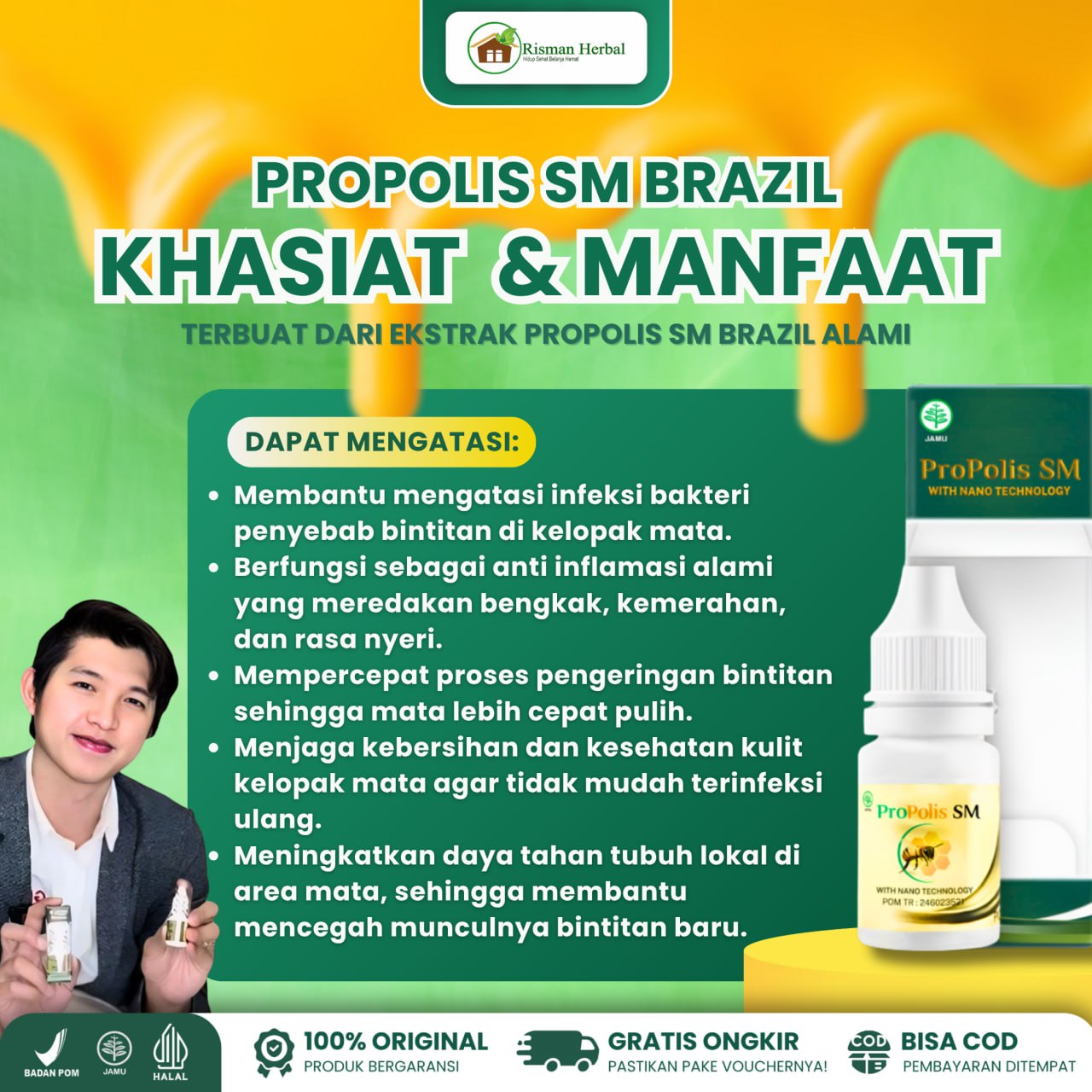 Jual Obat Mata Bintitan Benjolan di Kelopak Mata Benjolan Kalazion Obat ...