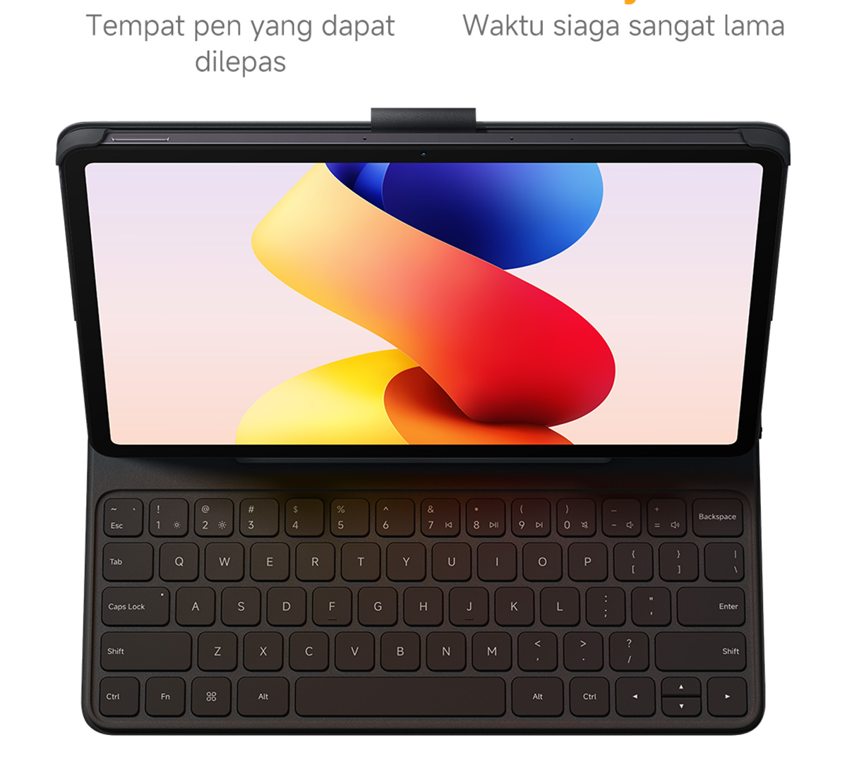 Jual Redmi Pad 2 Pro Keyboard | Ergonomic design | 64 PC-grade keyboard ...