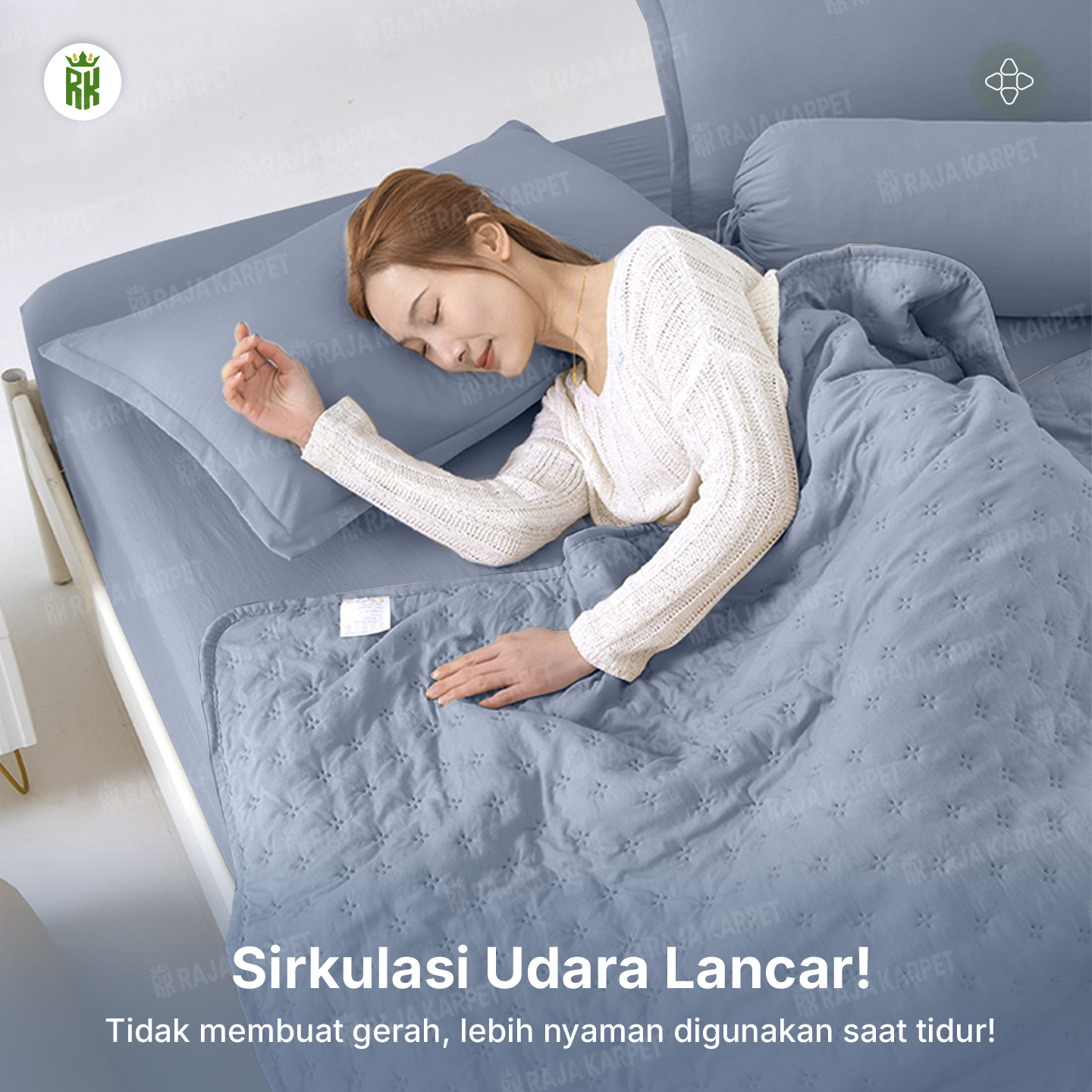 Jual RAJA KARPET Set Selimut Sprei Korea / Sprei Set Sarung Bantal ...