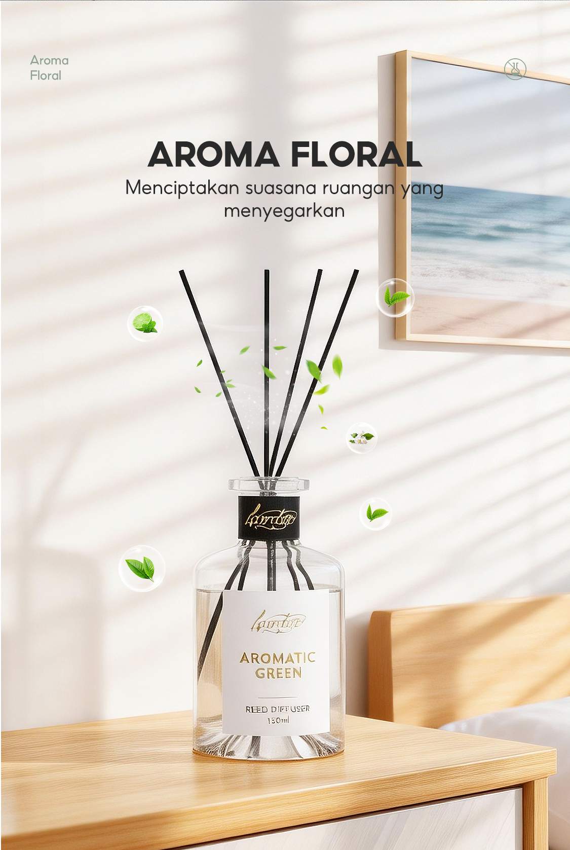 Jual OHSOME - Lavendale Reed Diffuser Pengharum Ruangan Aroma Floral ...