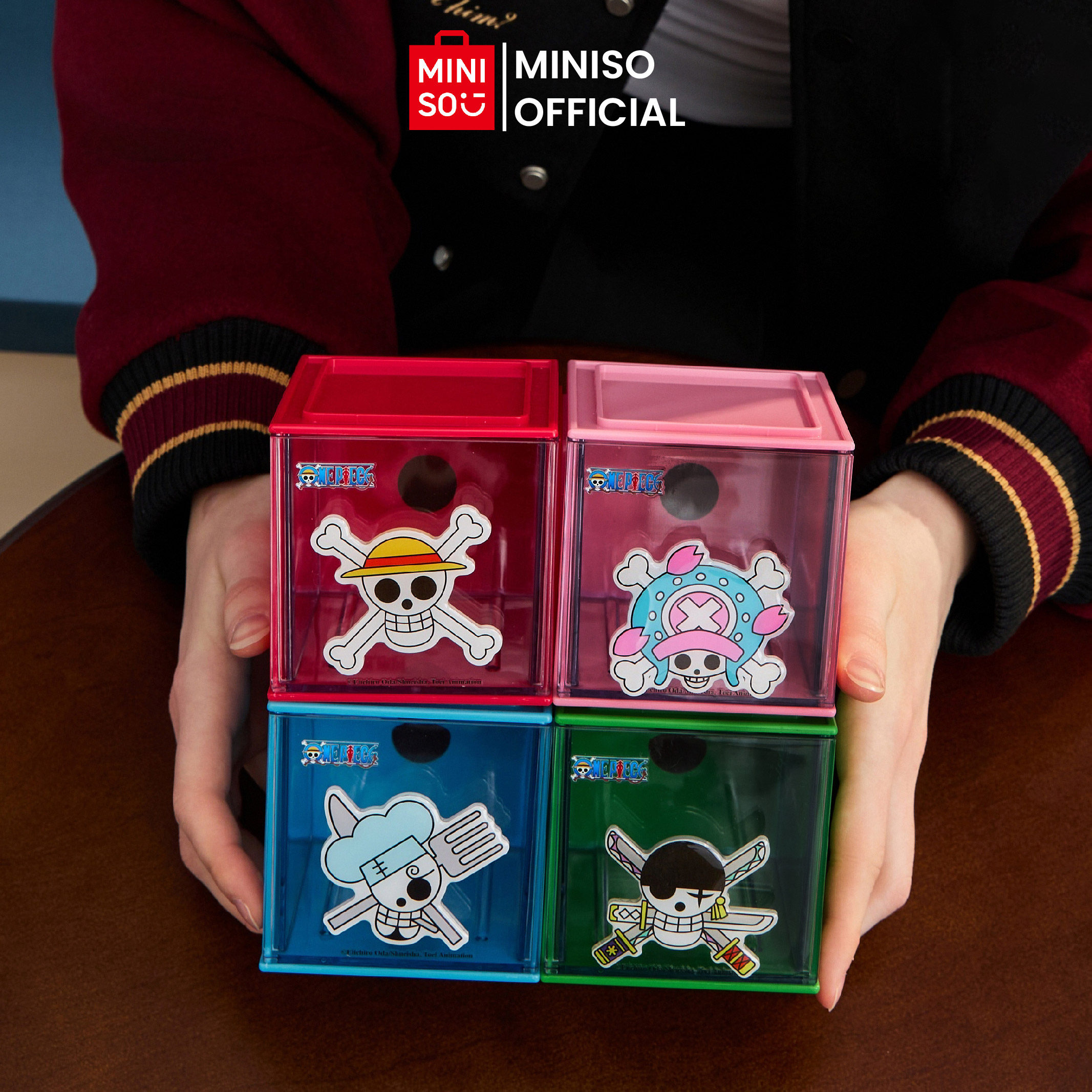 Jual MINISO X One Piece Collection Square Storage Box Kotak Penyimpanan ...