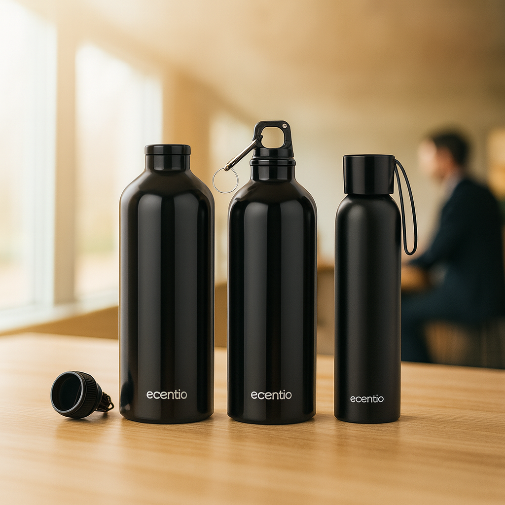 Jual ecentio outdoor botol minum Cangkir aluminium/Botol olahraga Leak ...