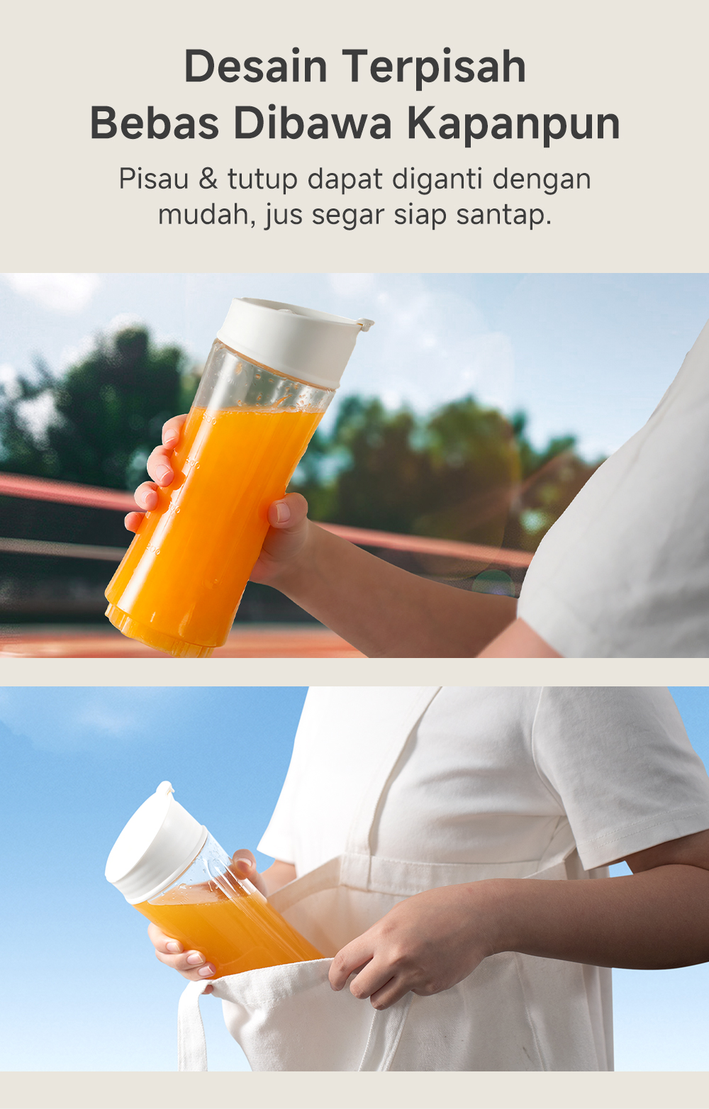 Jual Simplus 2-in-1 Blender 700ml Kapasitas Besar 2 Tumbler Travel Cup ...