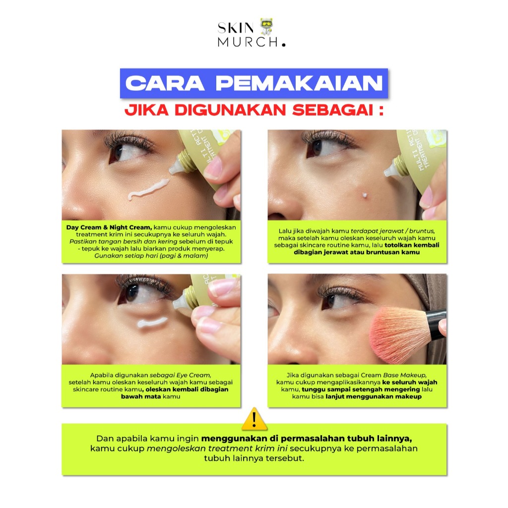 Jual SKINMURCH Multi Action Treatment Cream Booster Si Endog 10ML ...