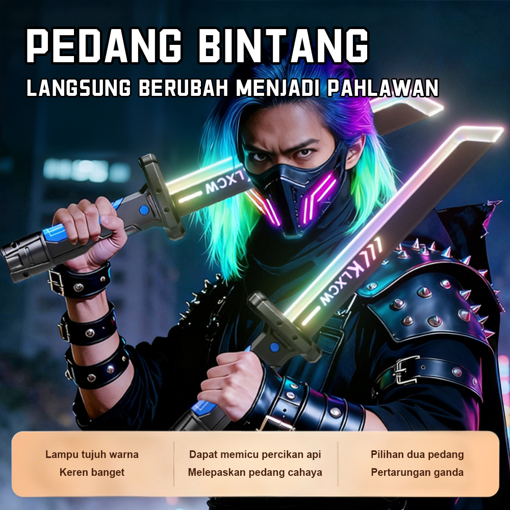 Jual Tatajoy Mainan Pedang Anak Mainan Pedang Api Starlight Sword ...