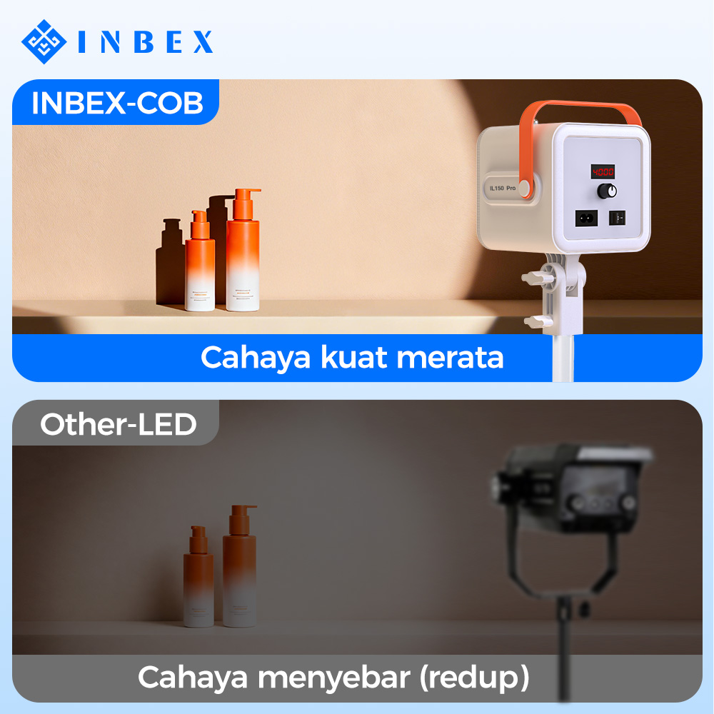 Jual INBEX IL150Pro COB Lampu live Studio Konten Profession Lighting ...