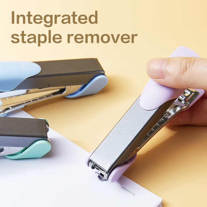 Jual Deli Metal Stapler Staples Besi Hitam Kokoh 15 Lembar #10 E0260C ...