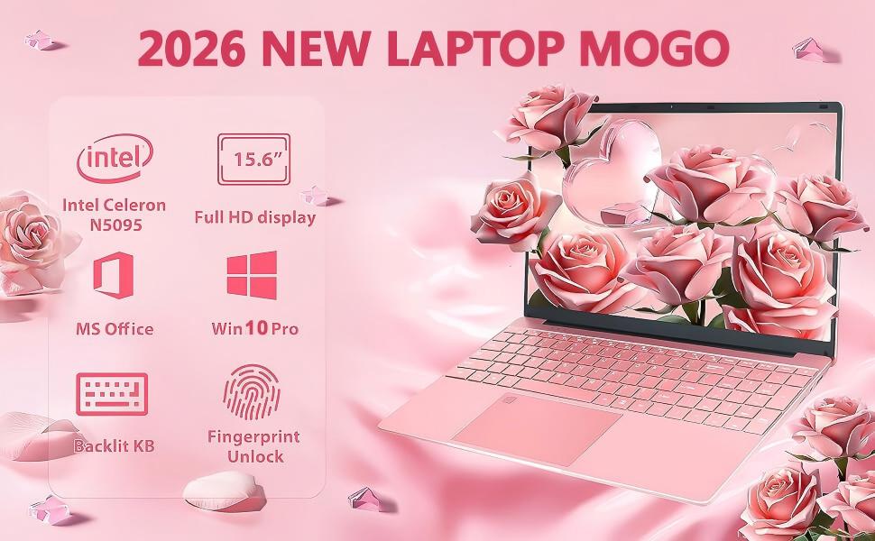 Jual UNIG Pink Laptop Hp Baru 2026 New Model original 15.6'' HD Layar ...
