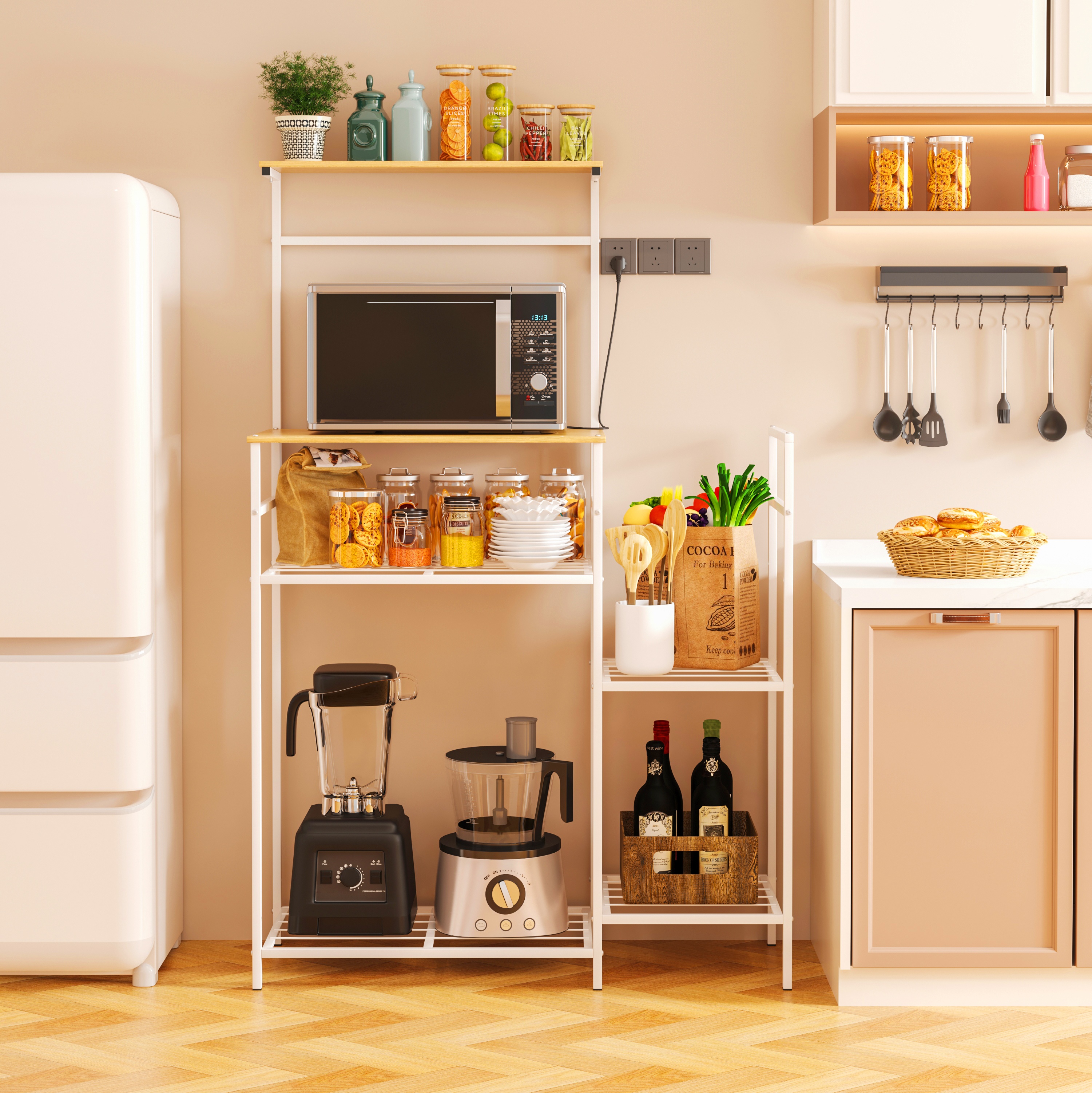 Jual ALOT Rak Dapur Serbaguna Rak Kompor Rak Oven Minimalis Kitchen ...