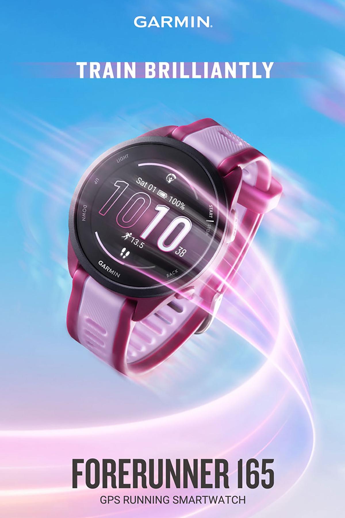 Jual Garmin Forerunner 165 - Garmin FR 165 Non Music Smartwatch Running ...