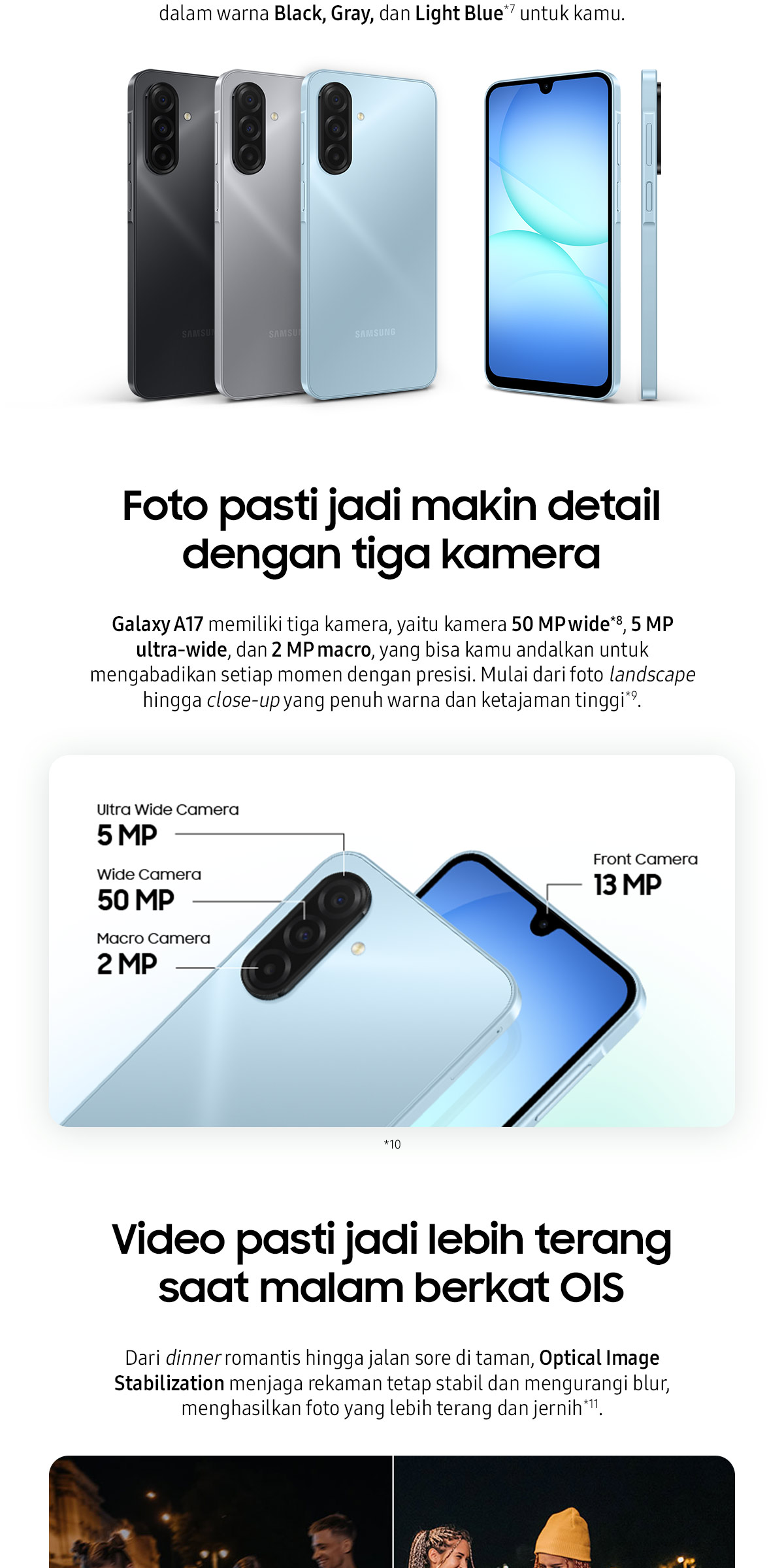 Jual Samsung Galaxy A17 8/256GB - Gray | Shopee Indonesia