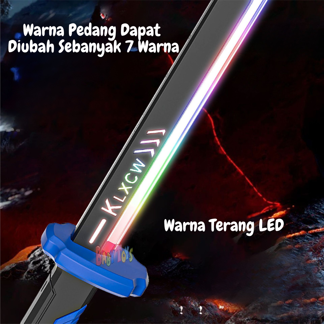 Jual BabyToys Mainan Pedang Percikan Api Lampu Versi Pendek Anak LED ...
