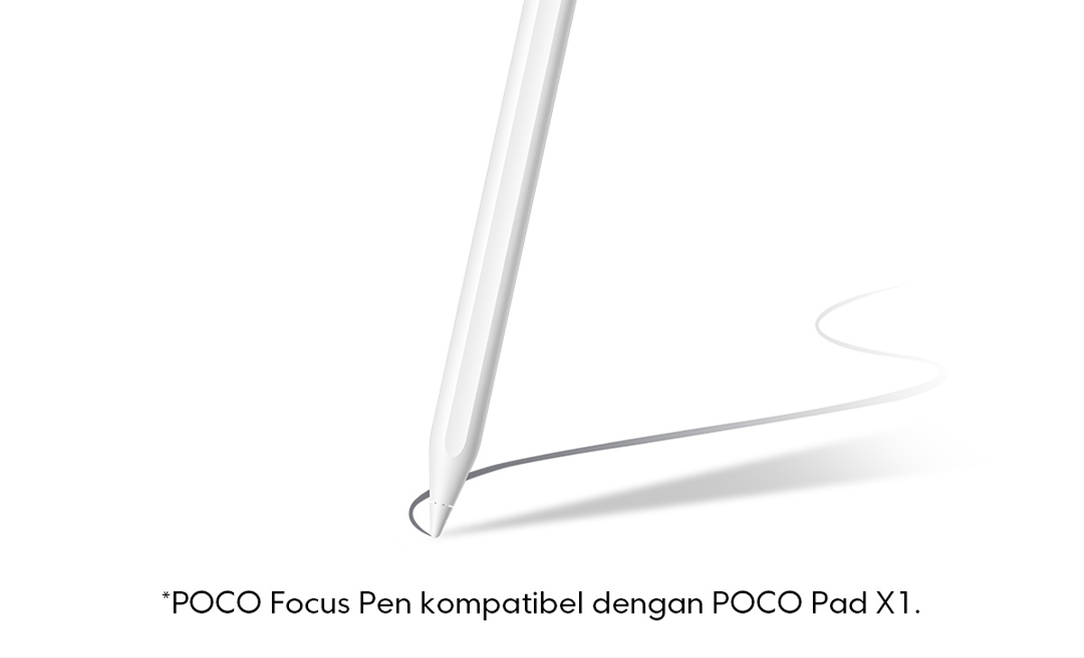 Jual POCO Focus Pen | 8192-level sensitivity | 120Hz sampling rate ...