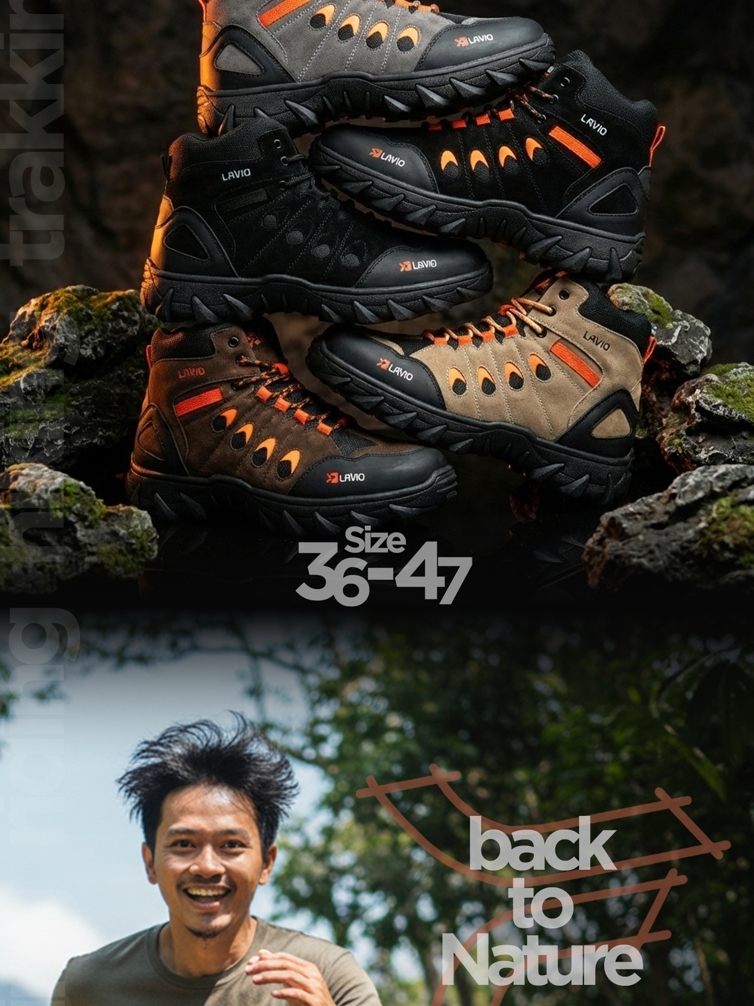 Jual Lavio Keys | Sepatu Pria Boots Hiking Trekking Sneakers Travel ...