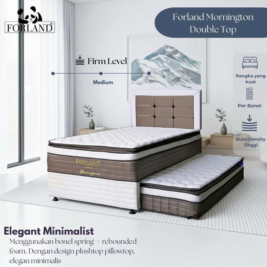 Jual Forland Mornington Springbed 2 in 1 Plushtop & Pillowtop | Shopee ...