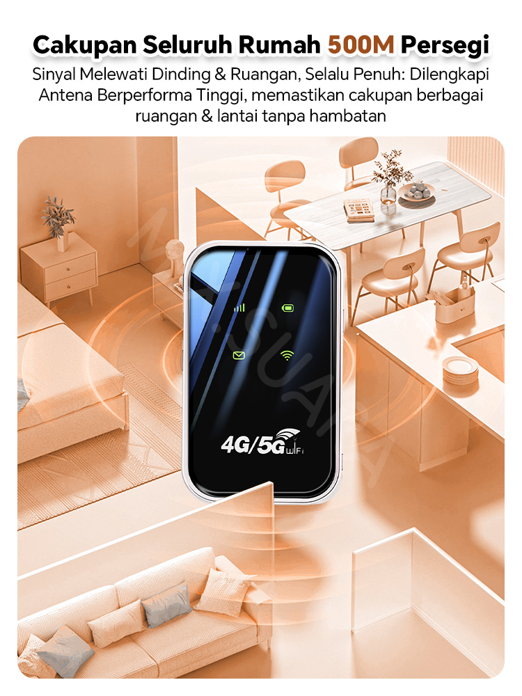 Jual MIX.SUARA Wifi Portable 4G All Operator Bisa Dibawa,Router Mini ...