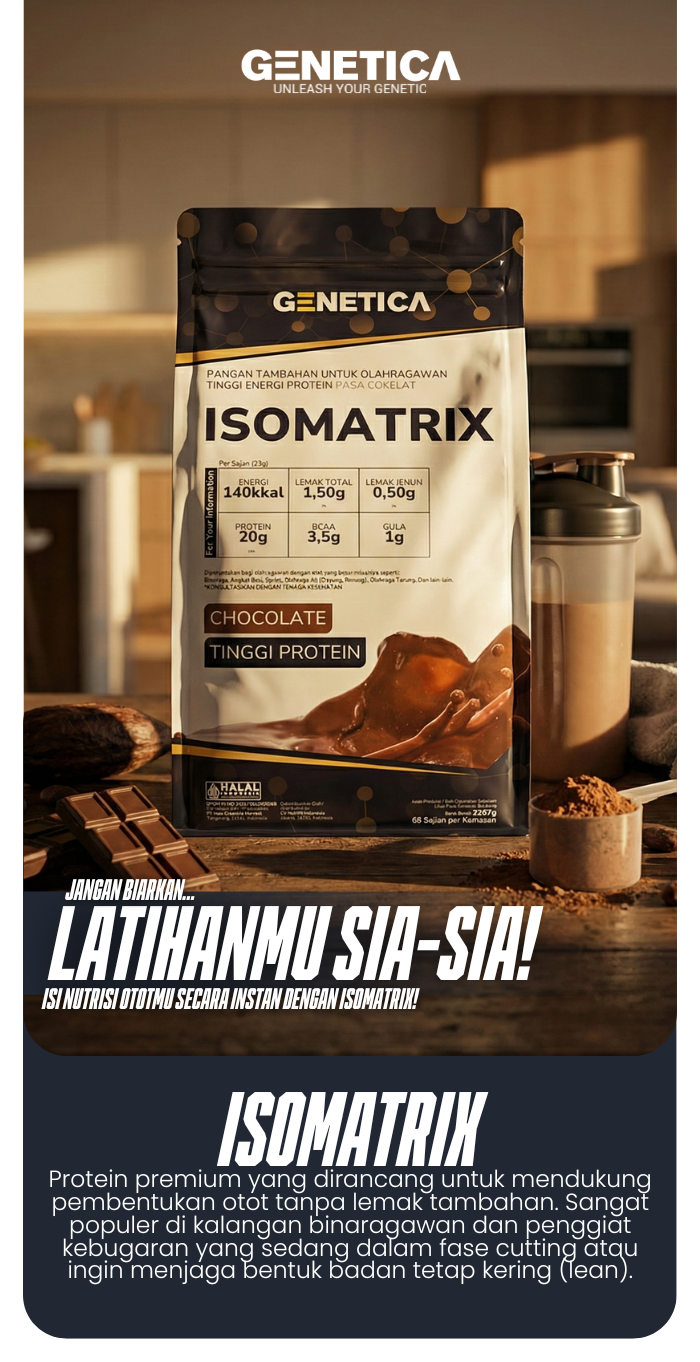 Jual Genetica Isomatrix 2 Lbs Protein Isolate Matrix | Shopee Indonesia
