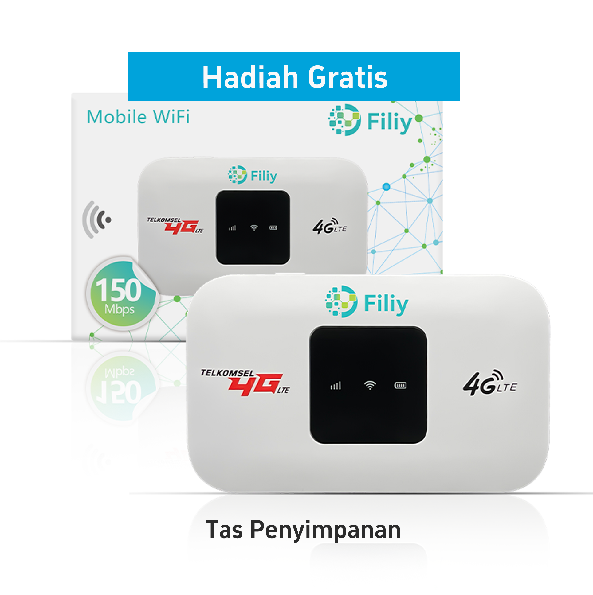 Jual Filiy Pocket Wifi MF800 Portable Modem 4G/5G LTE 150Mbps Unlock ...
