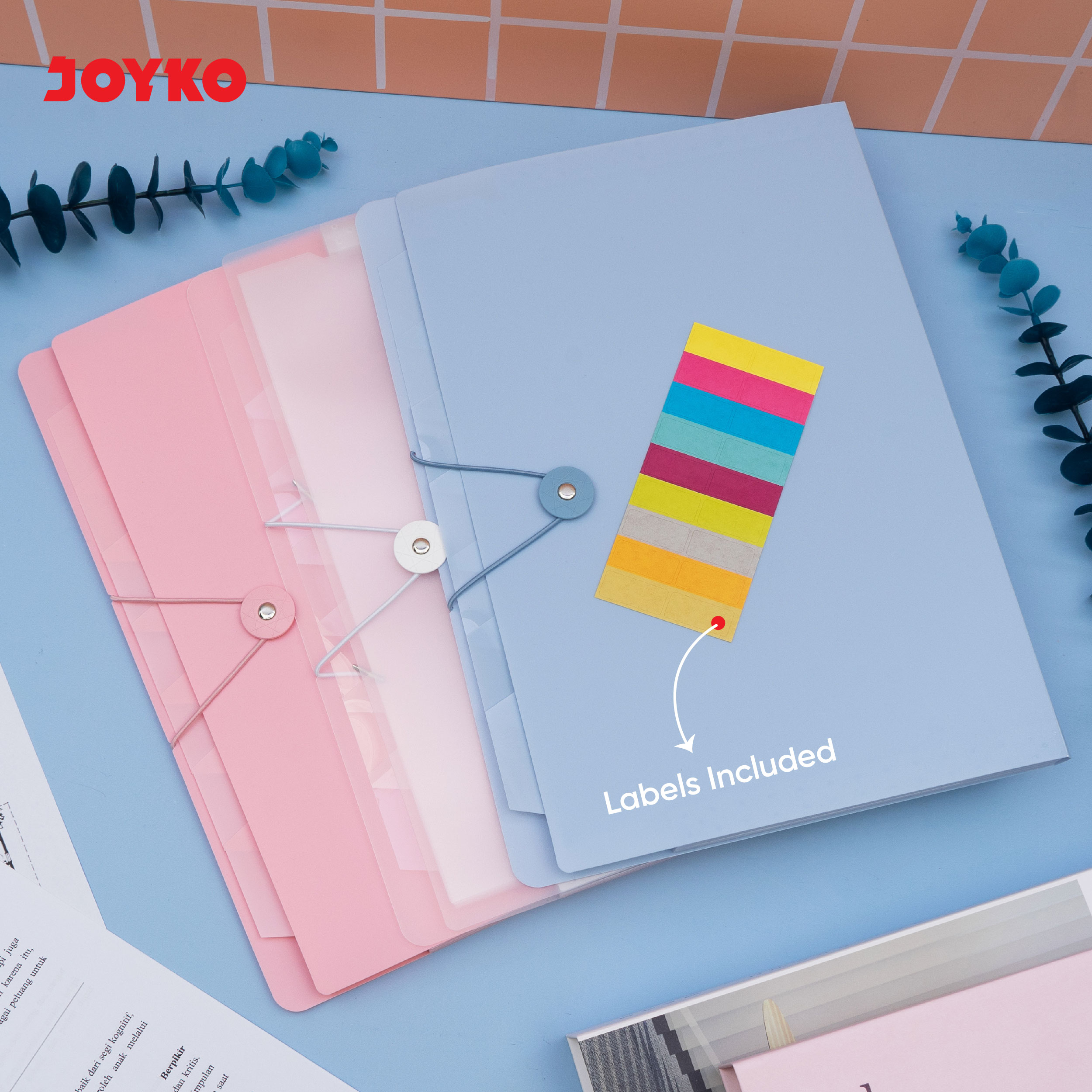 Jual JOYKO Expanding File Map Organizer Sekat Berlapis EF-17 Ukuran A4 ...