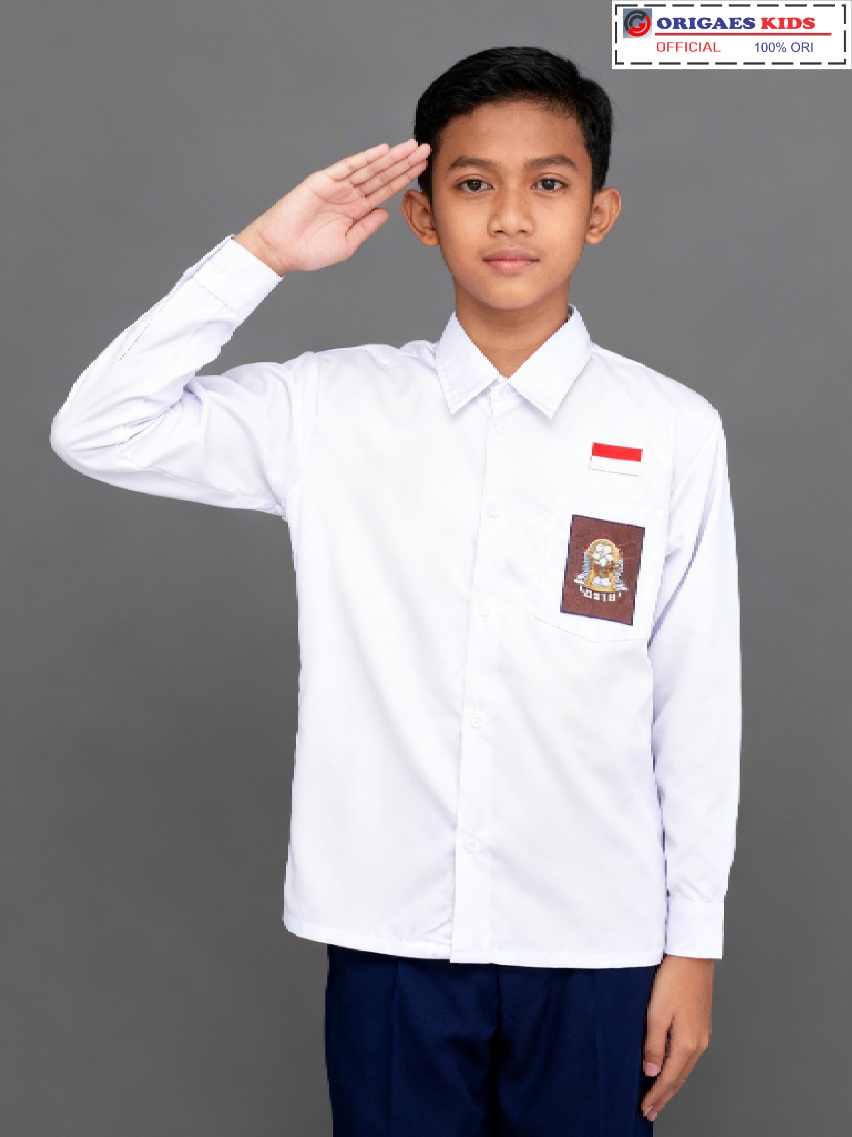 Jual ORIGAES KIDS - Seragam sekolah SMA putih laki dan perempuan ...