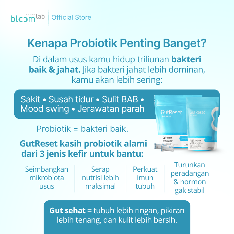 Jual GutReset Probiotic Alami Pertama Mengandung 3 Kefir Premium - by ...