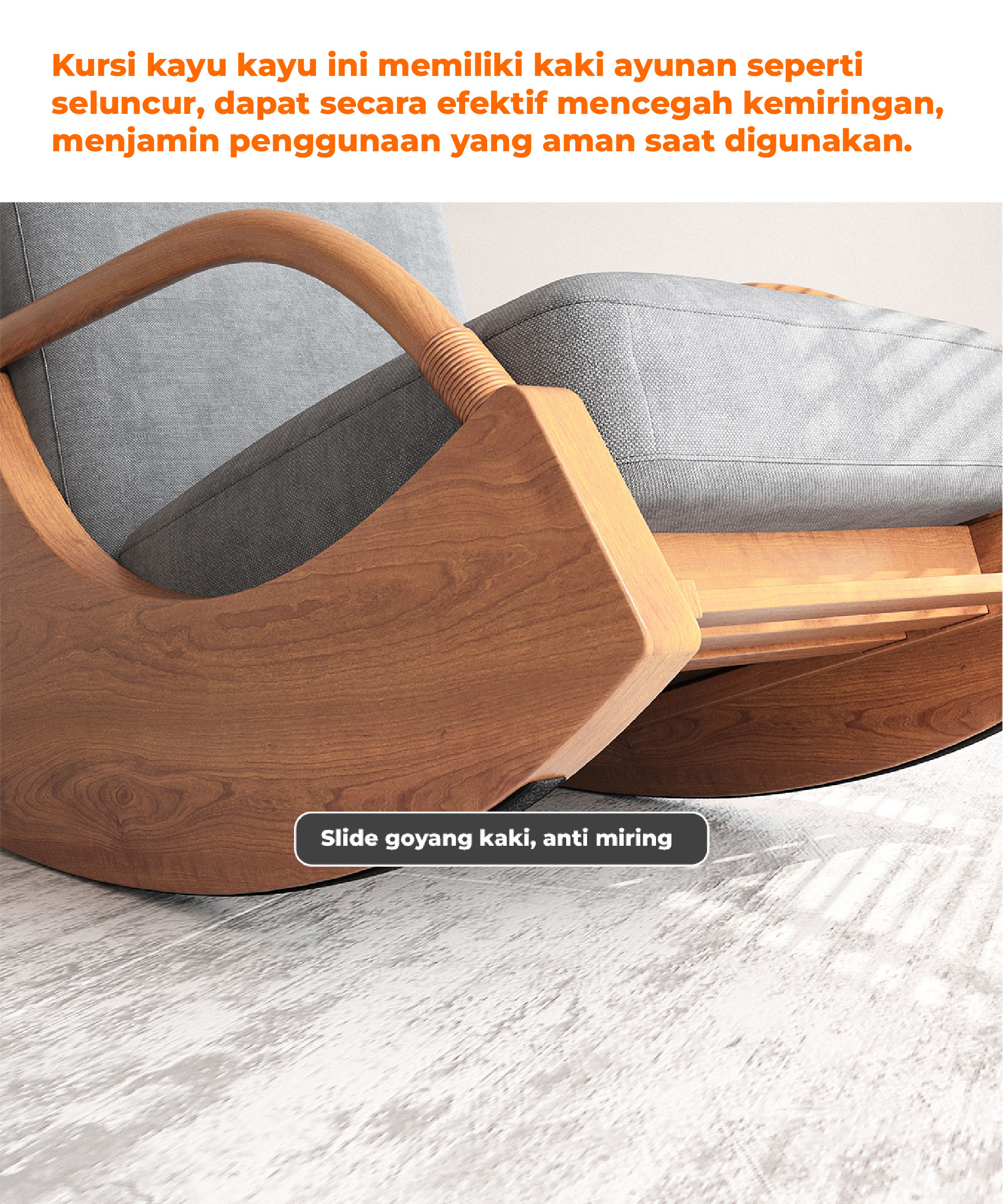 Jual Homedoki Kursi Goyang/Kursi Goyang Bayi/Kursi Goyang Santai/Kursi ...