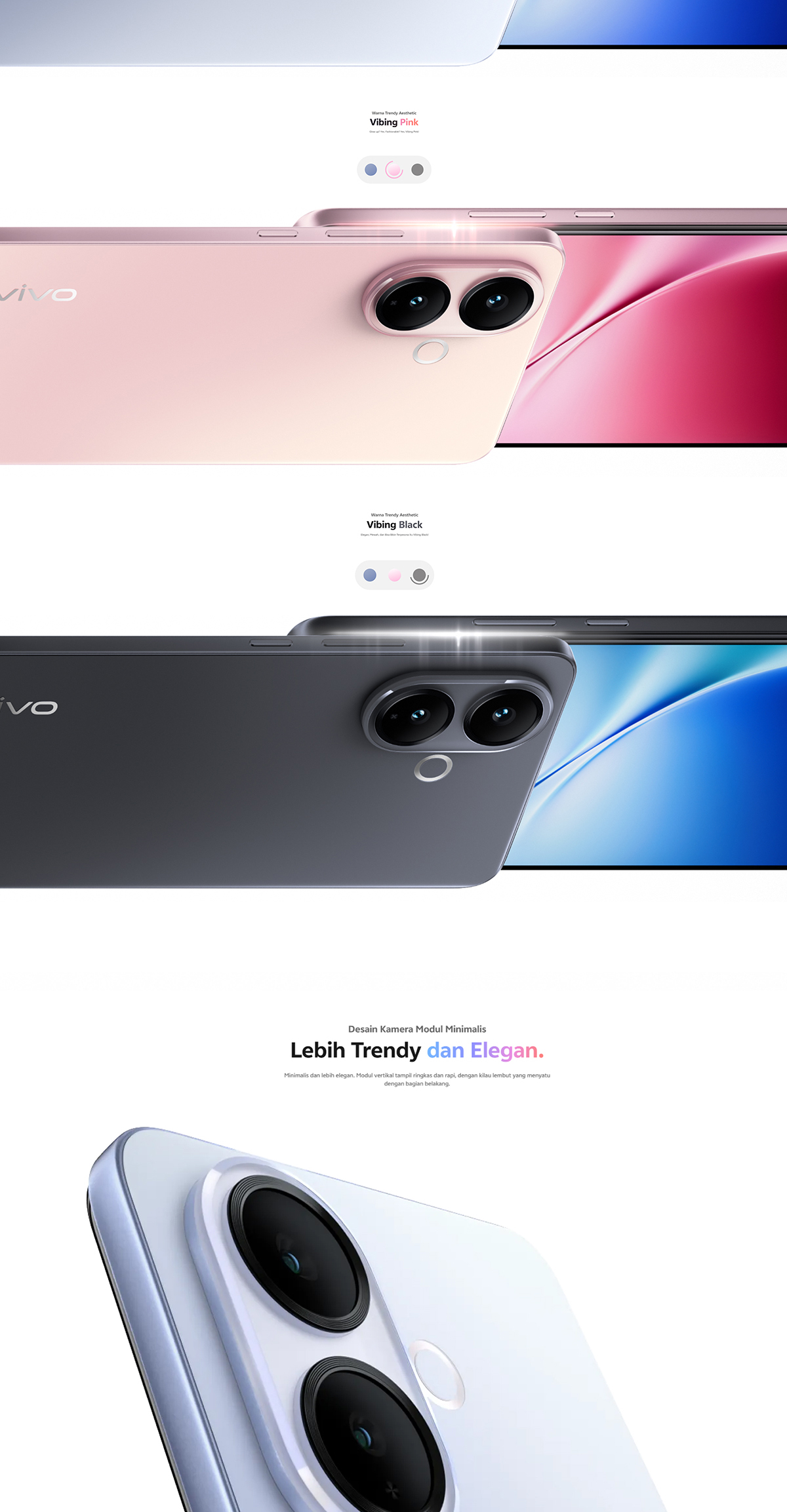 Jual [NEW LAUNCH] VIVO V60 Lite 5G (8/256) (12/512) AI Aura Light MTK ...