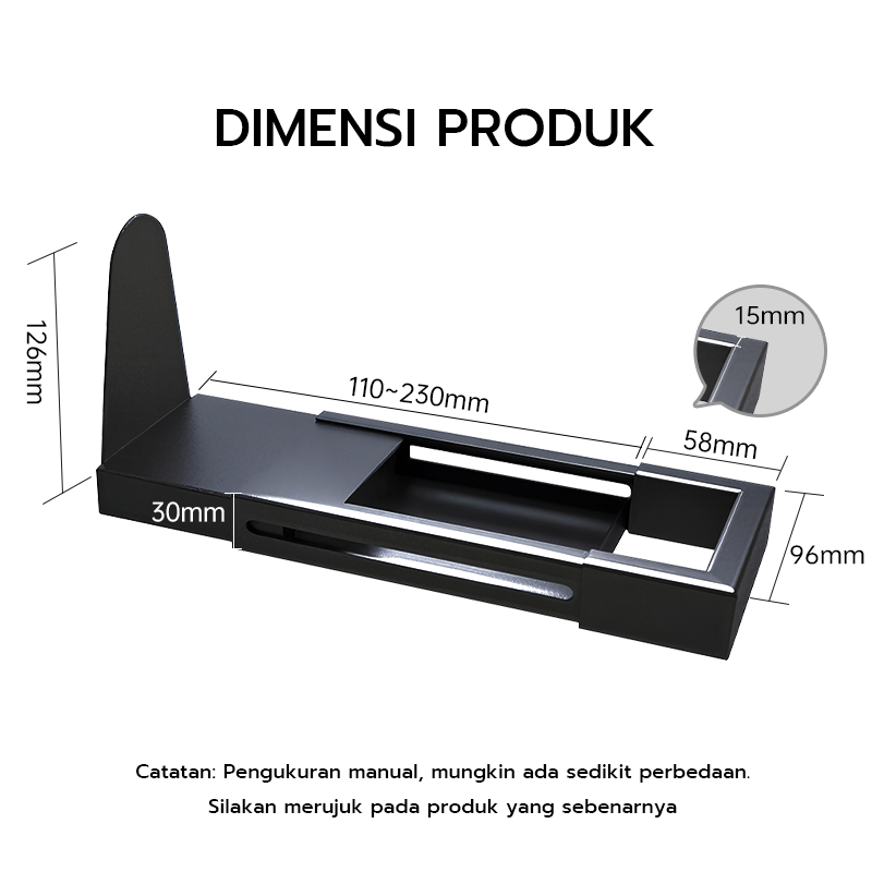 Jual Rak Gantung CPU Komputer Universal Holder Dudukan Casing PC ...
