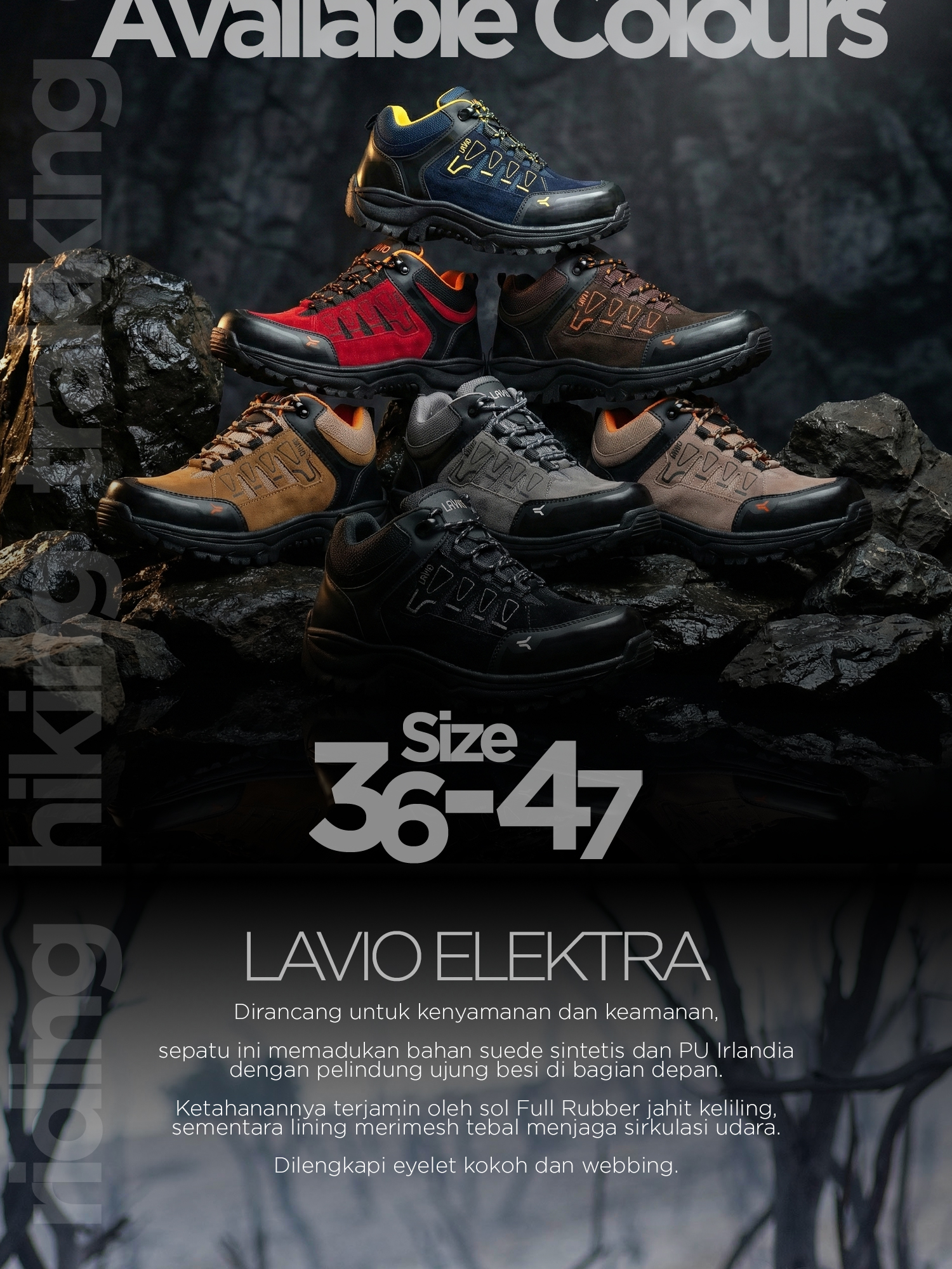 Jual Lavio Sepatu Pria Safety Boots High Premium Quality Elektra ...