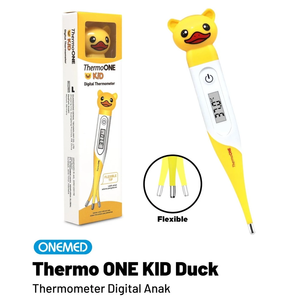 Jual ONEMED Thermometer Digital Kid Duck ThermoOne ONEMED Akurasi ...