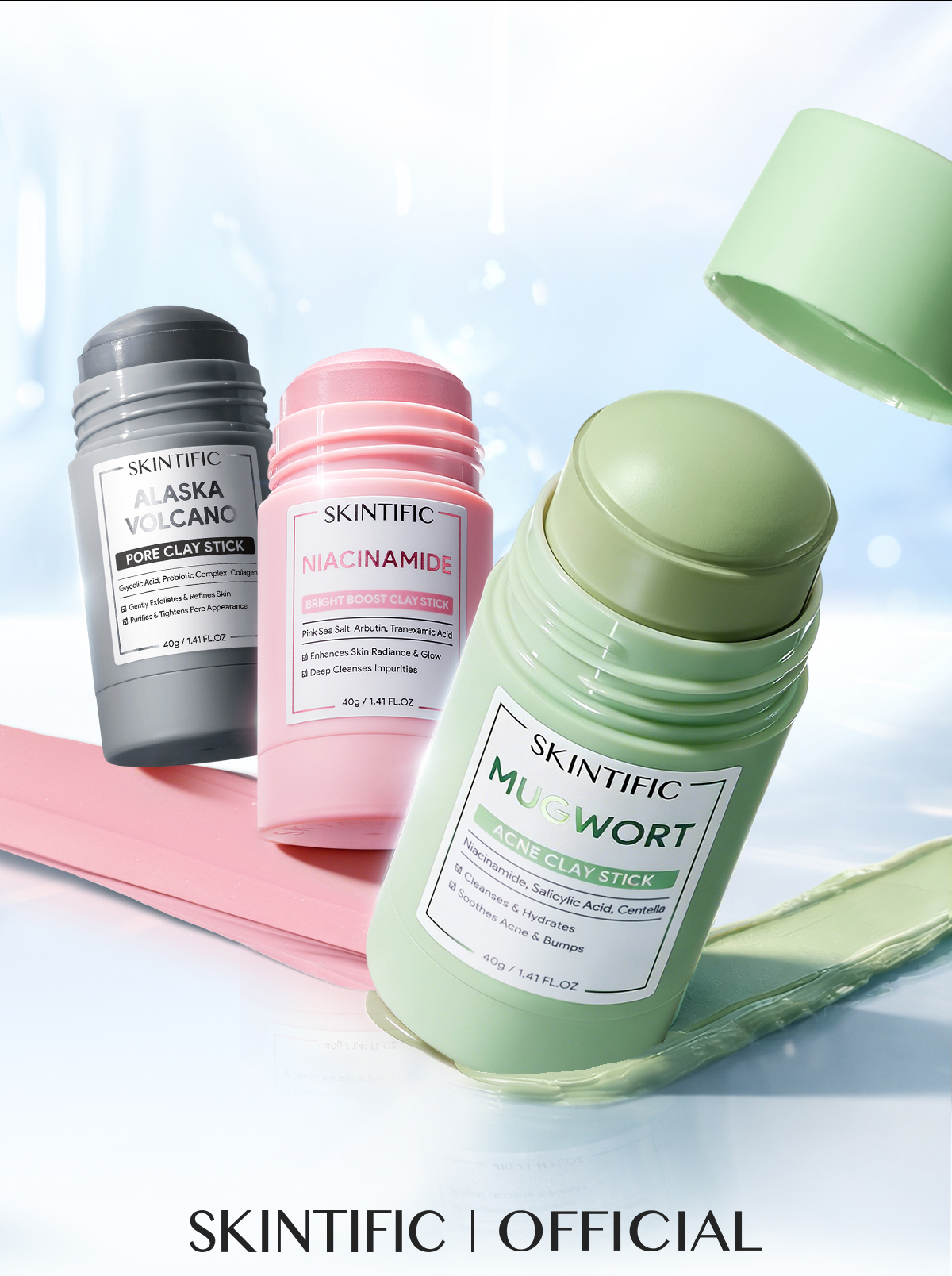 Jual SKINTIFIC Clay Mask Stick Series /MaskerJerawat&Masker Komedo ...