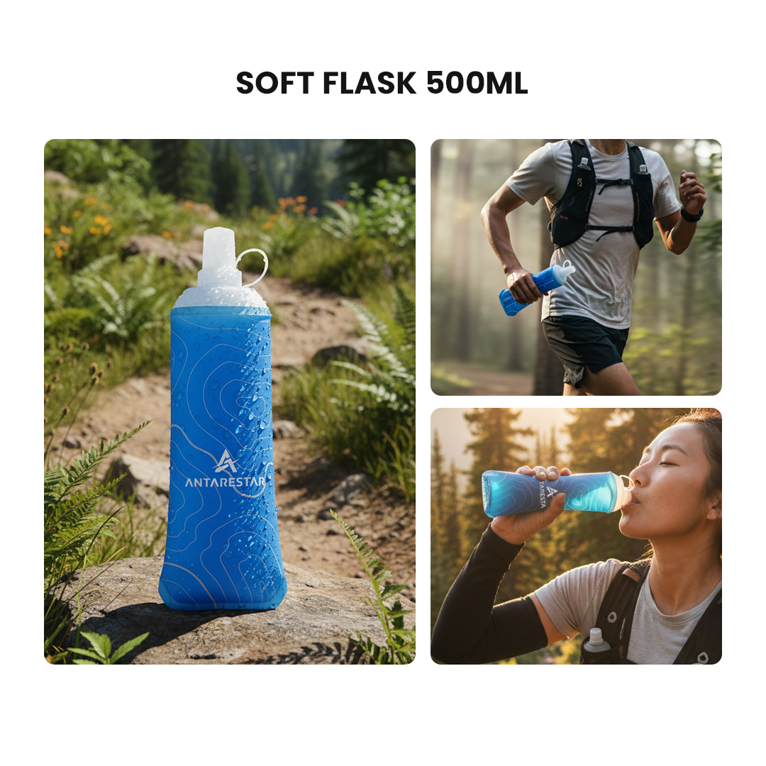 Jual ANTARESTAR Official - Soft Flask 500ml Botol Minum Lipat TPU ...