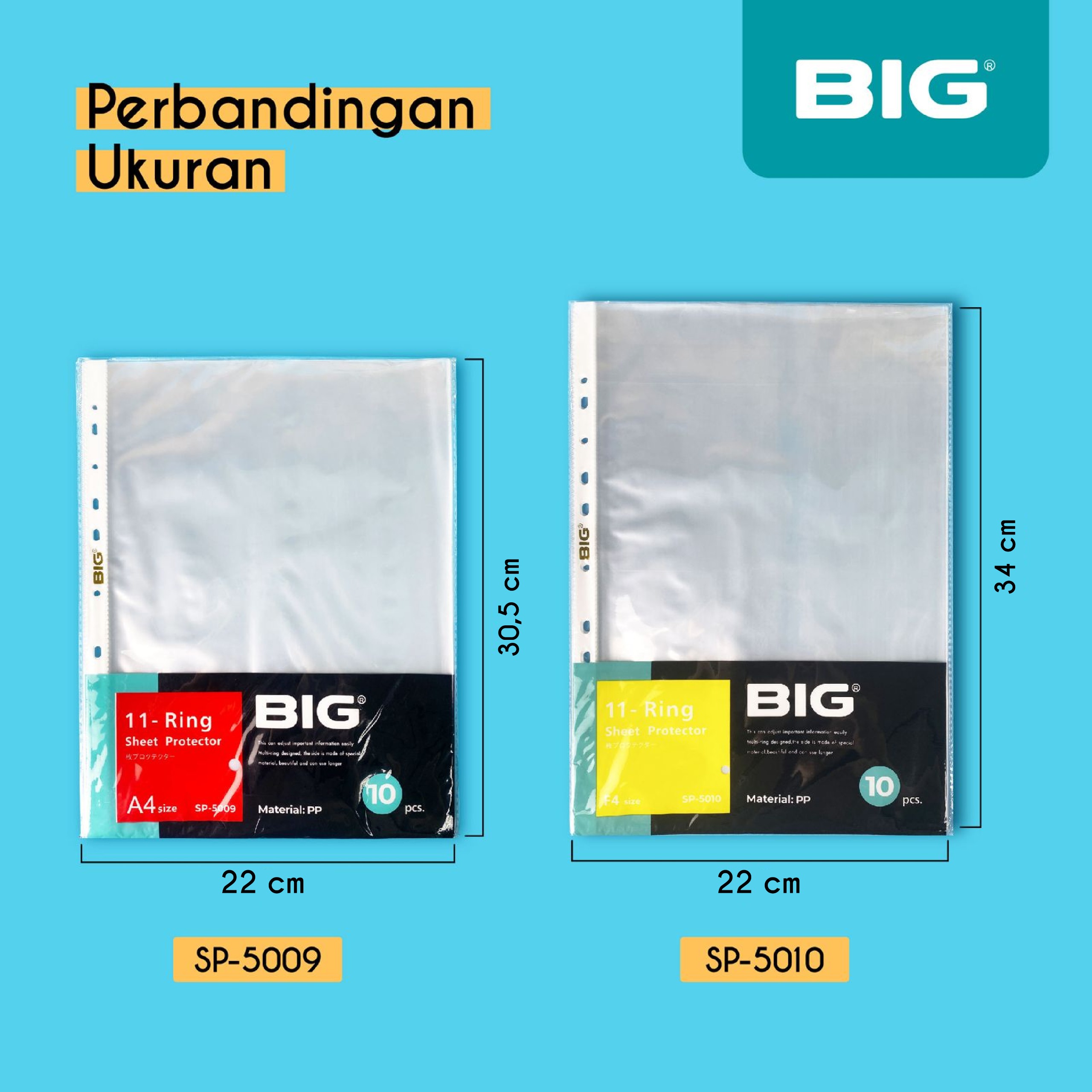 Jual BIG Sheet Protector/ PP Pockets Transparant | Shopee Indonesia