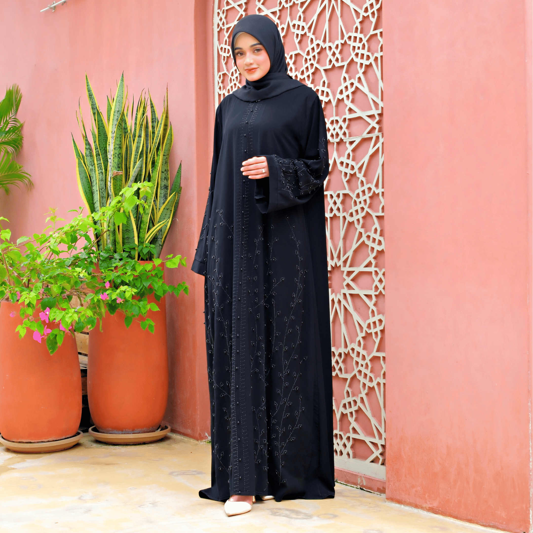Jual Salaf Boutique - Halima Abaya Gamis Turkey Bahan Jetblack Premium ...