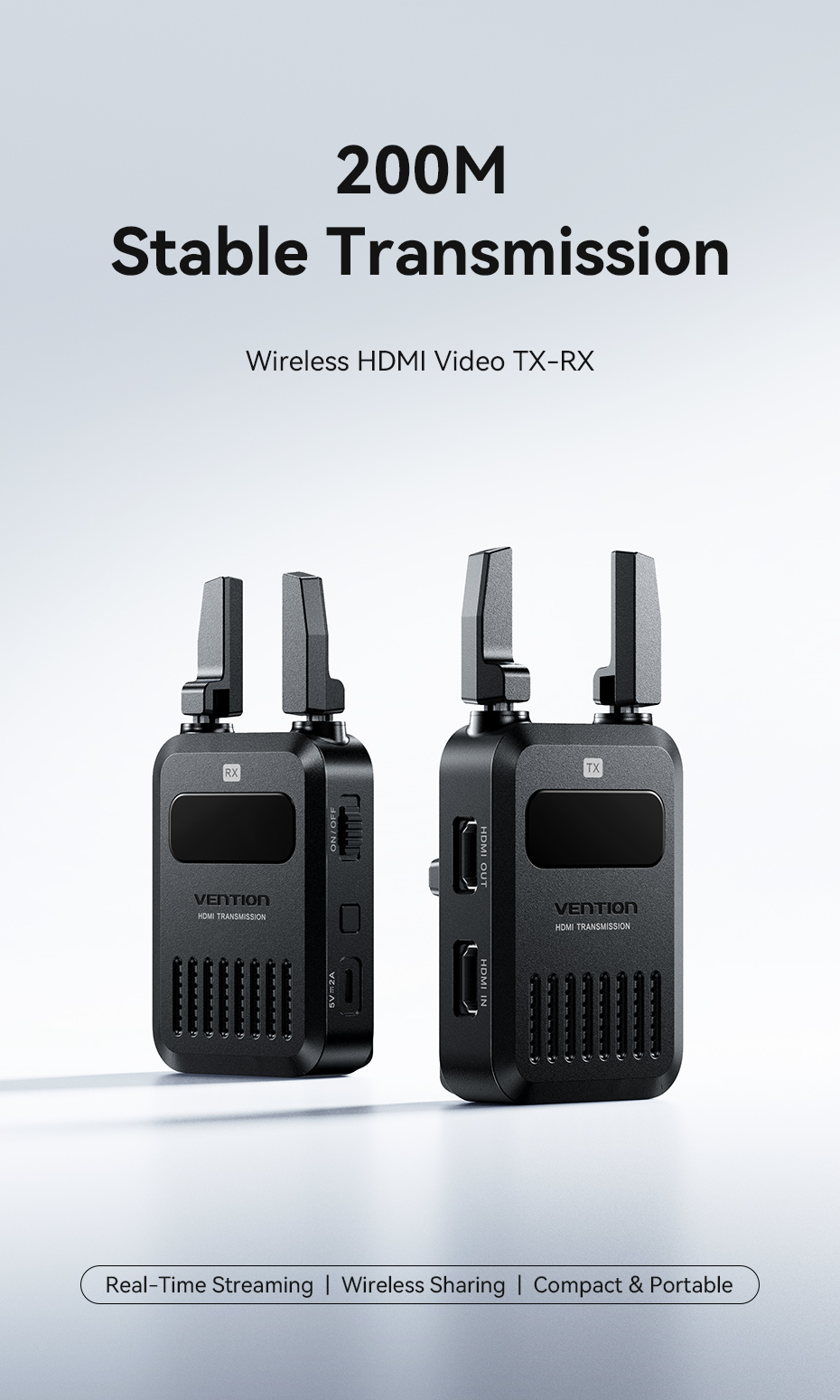 Jual Vention Wireless HDMI Transmitter Receiver TX RX 1080P 5.8GHz ...